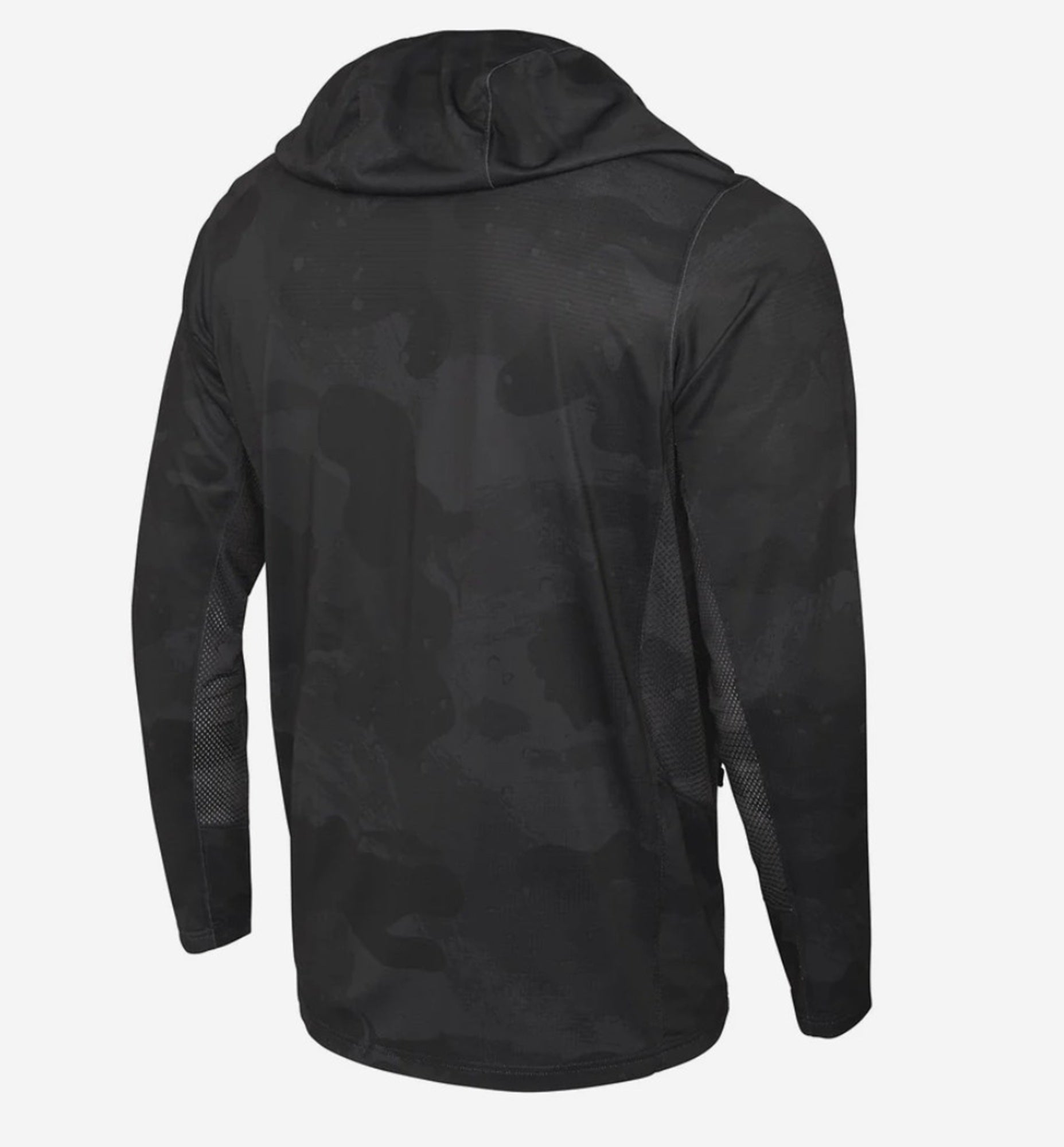 Pelagic 1015 Fishing Shirt Hooded ExoTech Brush BLK Size L (0612)