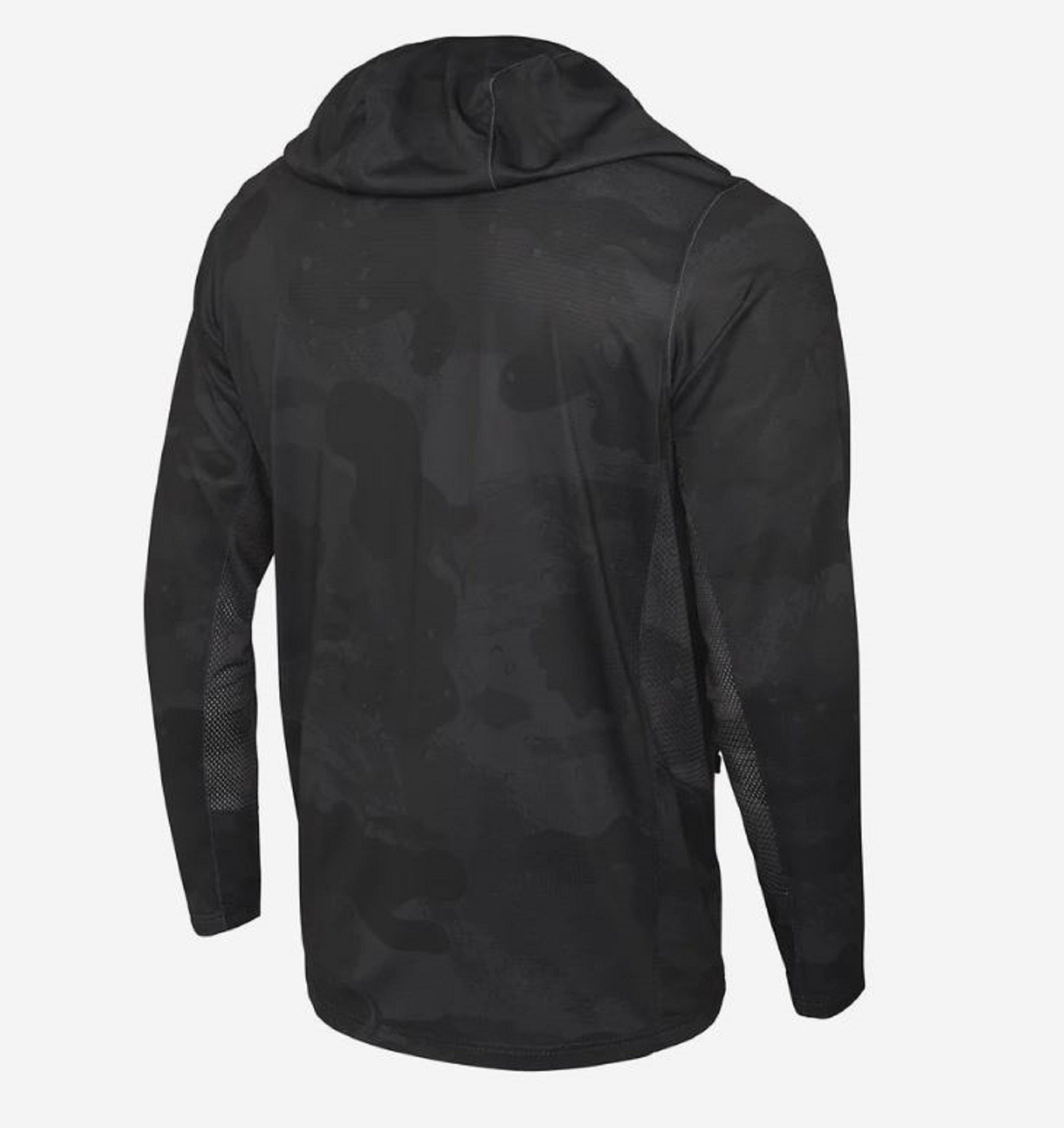 Pelagic 1015 Fishing Shirt Hooded ExoTech Brush BLK Size XL (0629)
