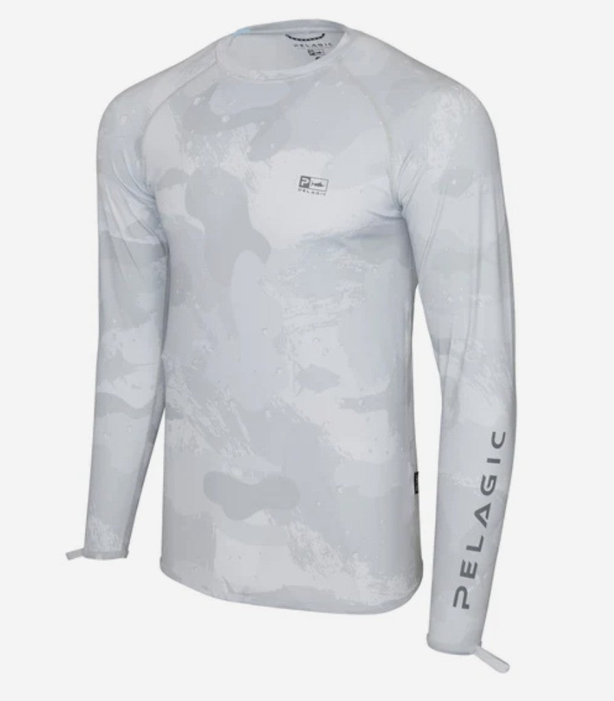Pelagic 1018261000 Rashguard Explorer Brush Camo LGY Size L (2852)