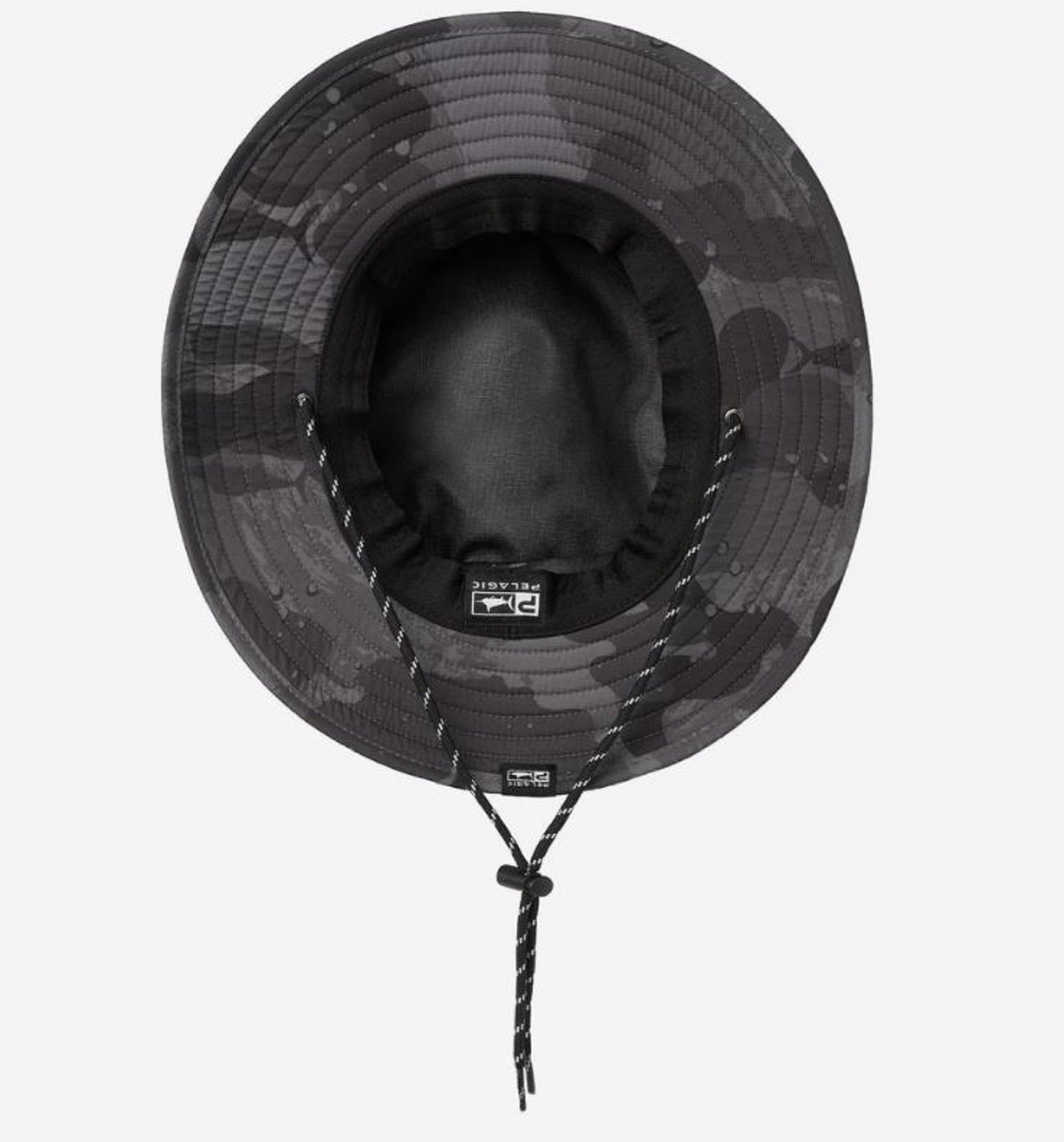 Pelagic 1204 Hat Bucket Sunsetter Brush Camo BLK Size Free (3477)