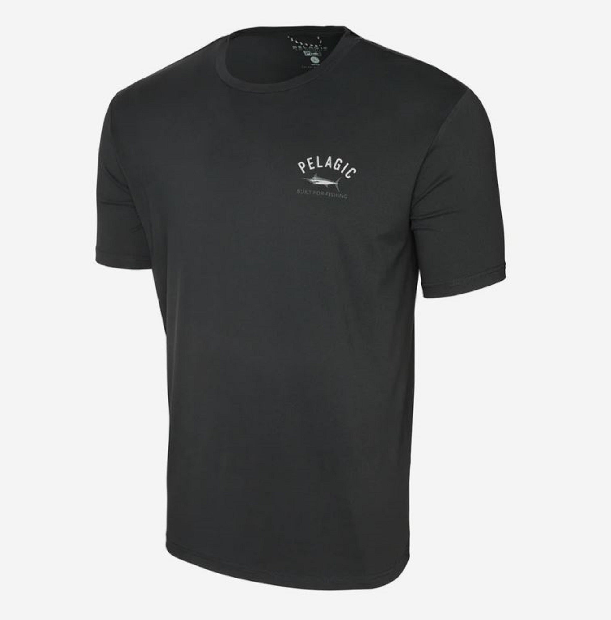 Pelagic 1014 Tee Shirt Freespool Gear Up BK Size M (3682)