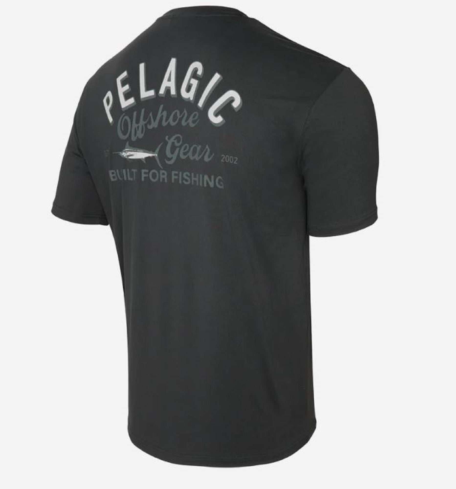 Pelagic 1014 Tee Shirt Freespool Gear Up BK Size XL (3705)
