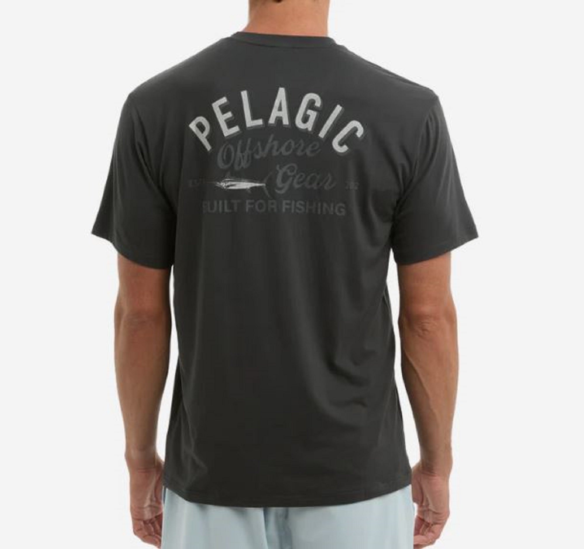 Pelagic 1014 Tee Shirt Freespool Gear Up BK Size XL (3705)