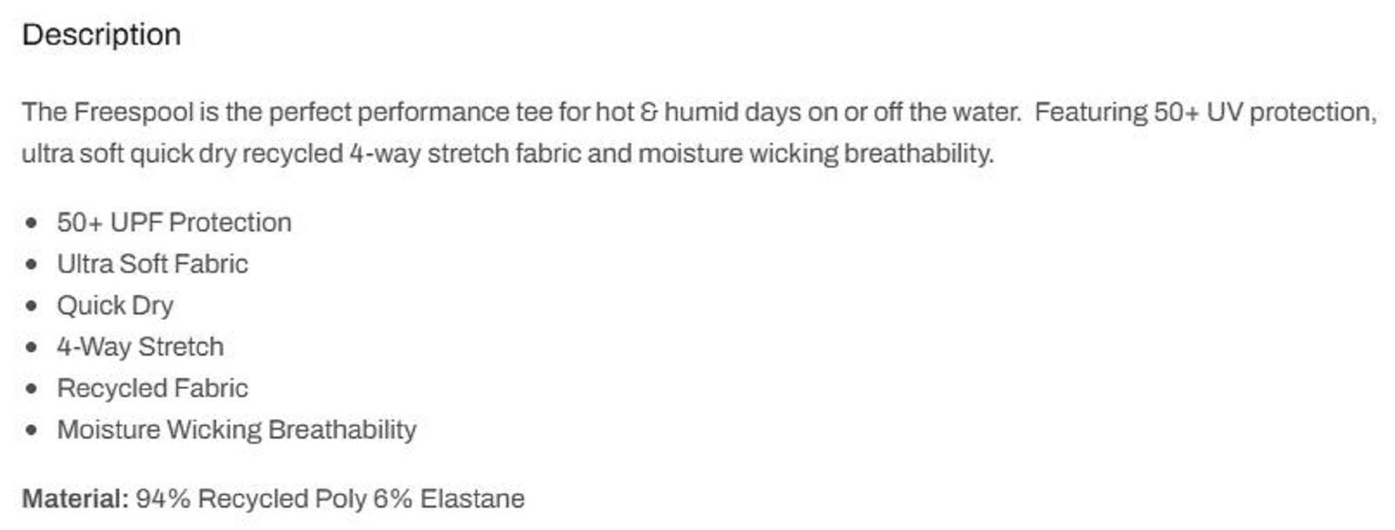 Pelagic 1014 Tee Shirt Freespool Gear Up BK Size XXL (3712)