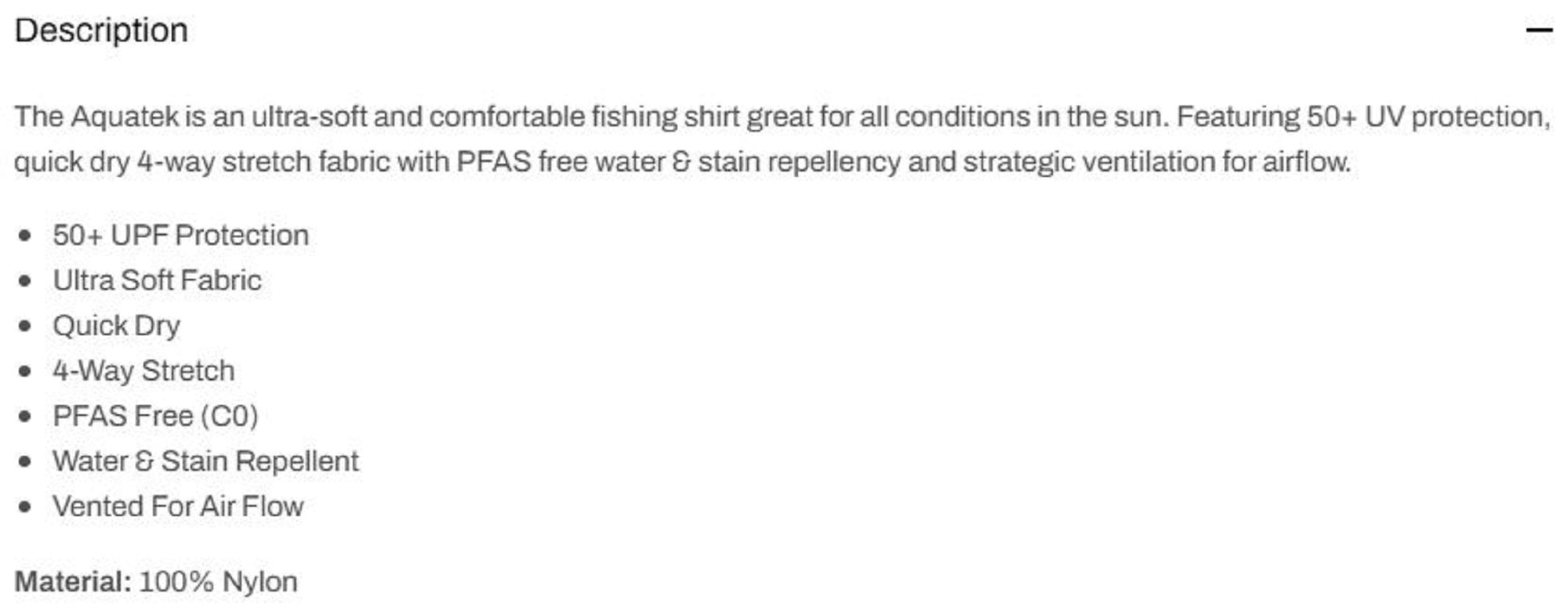 Pelagic 1015 Fishing Shirt Aquatek Circled DNY Size 3XL (4207)