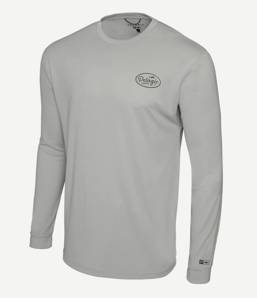 Pelagic 1015253007 Fishing Shirt Aquatek Circled GRY Size M (4221)