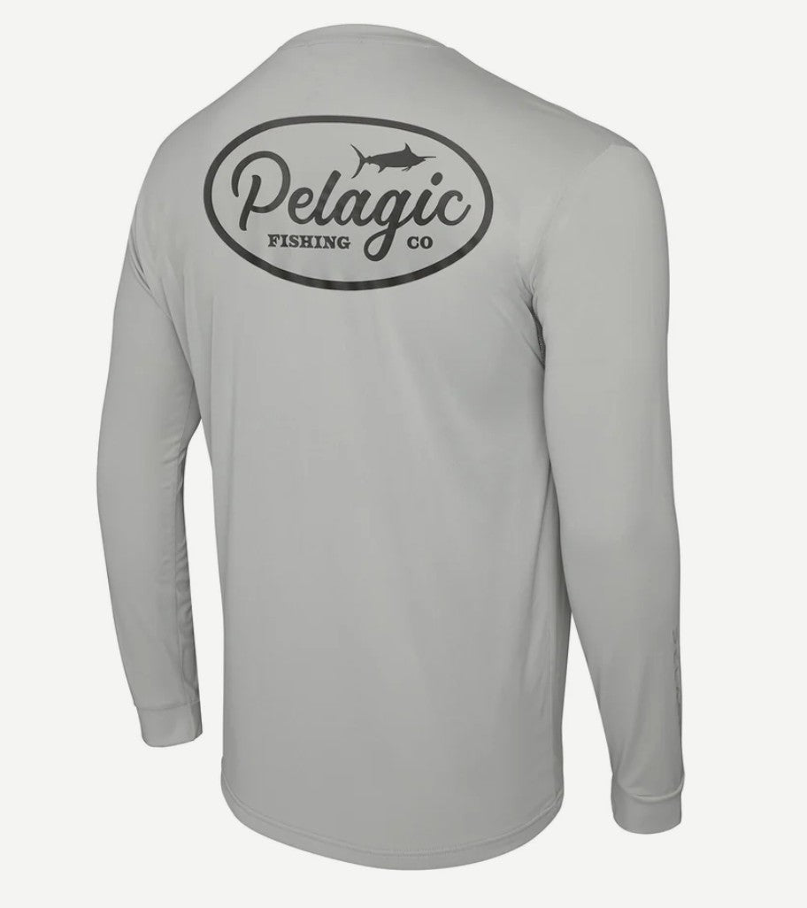 Pelagic 1015253007 Fishing Shirt Aquatek Circled GRY Size M (4221)