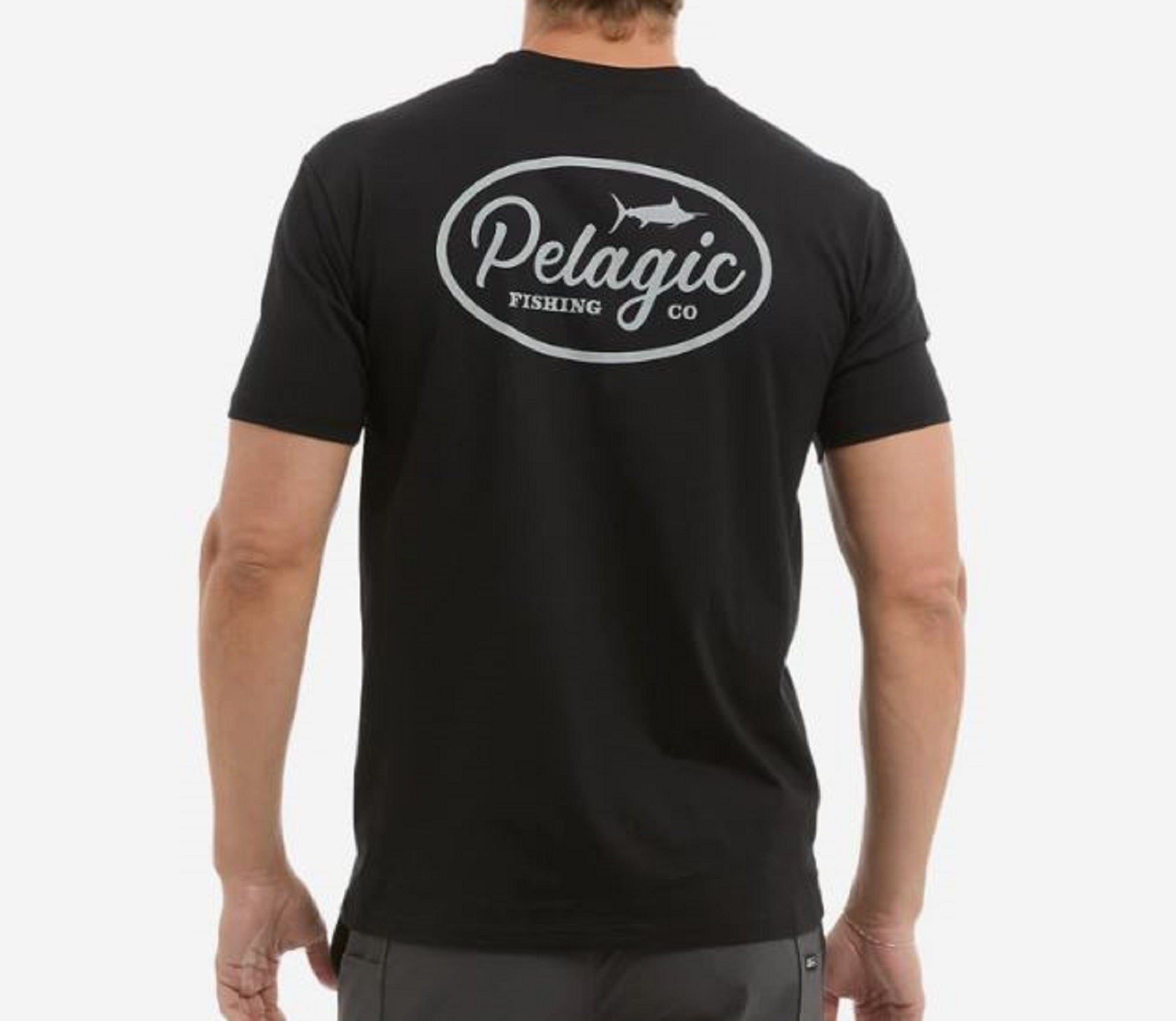 Pelagic 1171 Tee Shirt Prem Circled BLK Size L (4474)