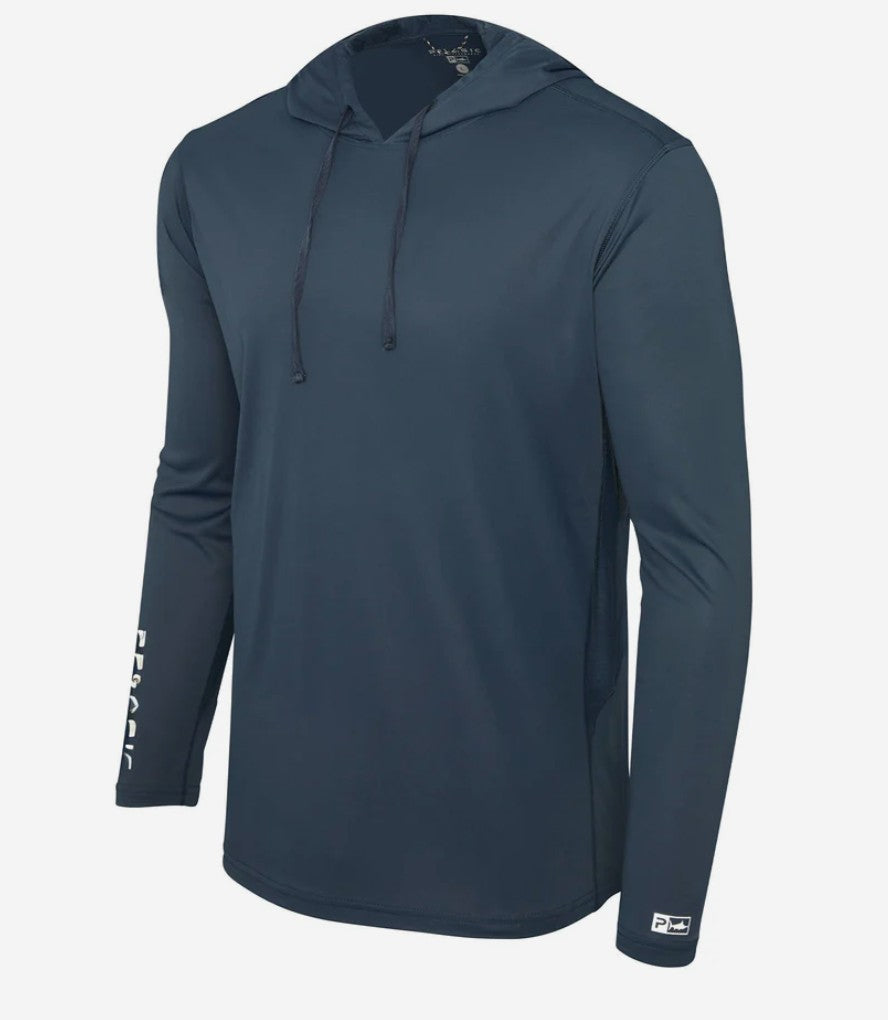 Pelagic 1015233000 Fishing Shirt Hooded Vaportek Solid DNY Size M (5860)