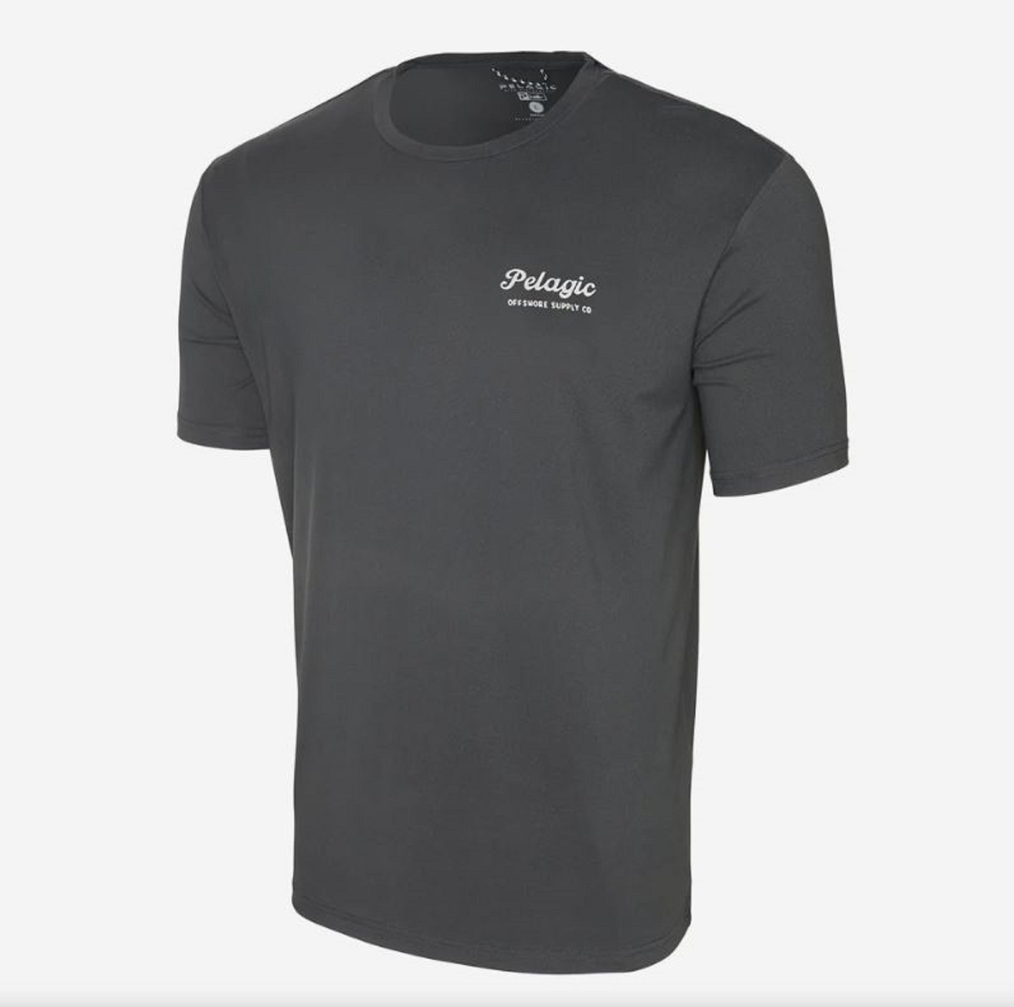 Pelagic 1014 Tee Shirt Freespool SS Dockline BLK Size XL (6720)