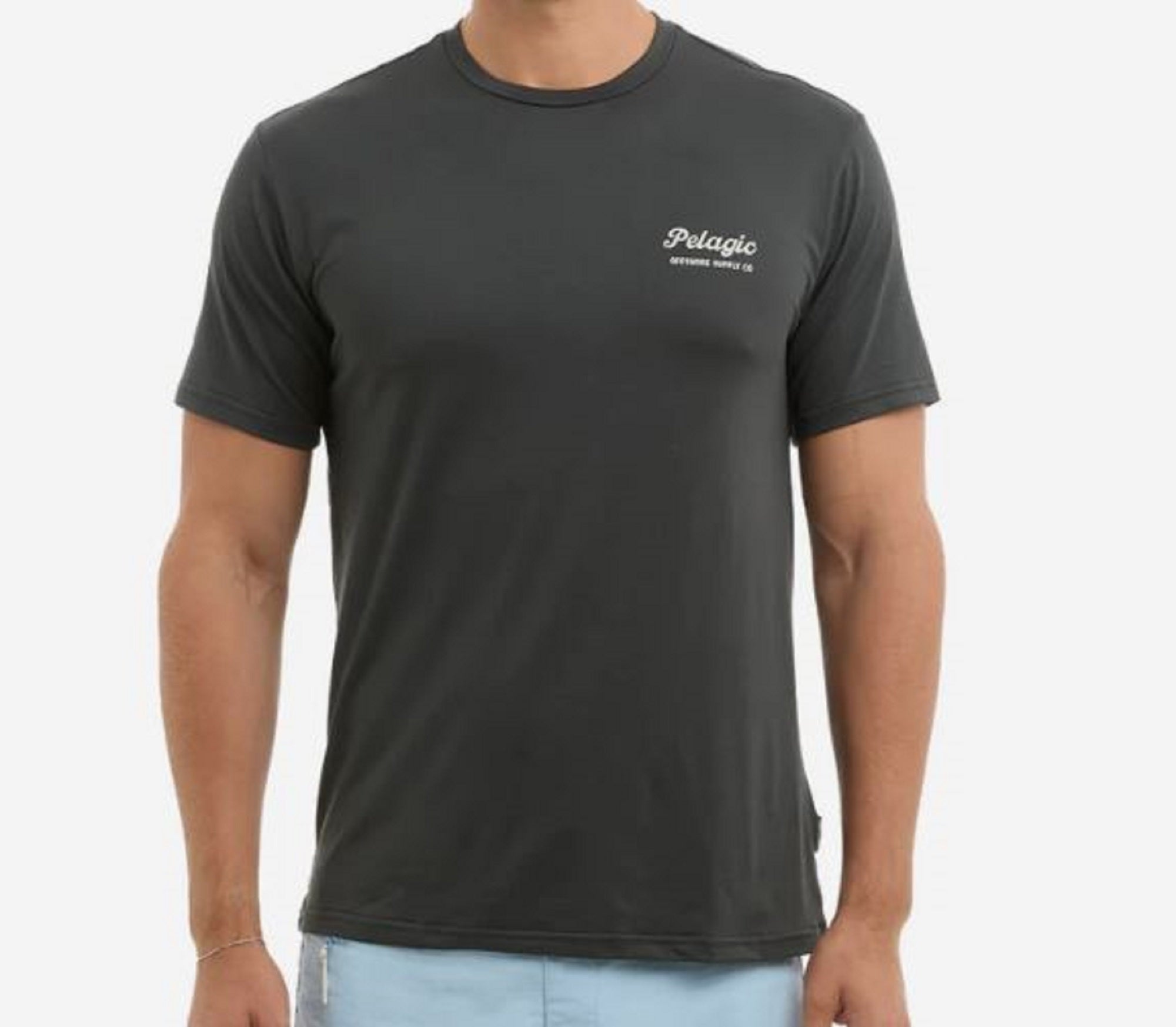Pelagic 1014 Tee Shirt Freespool SS Dockline BLK Size XL (6720)