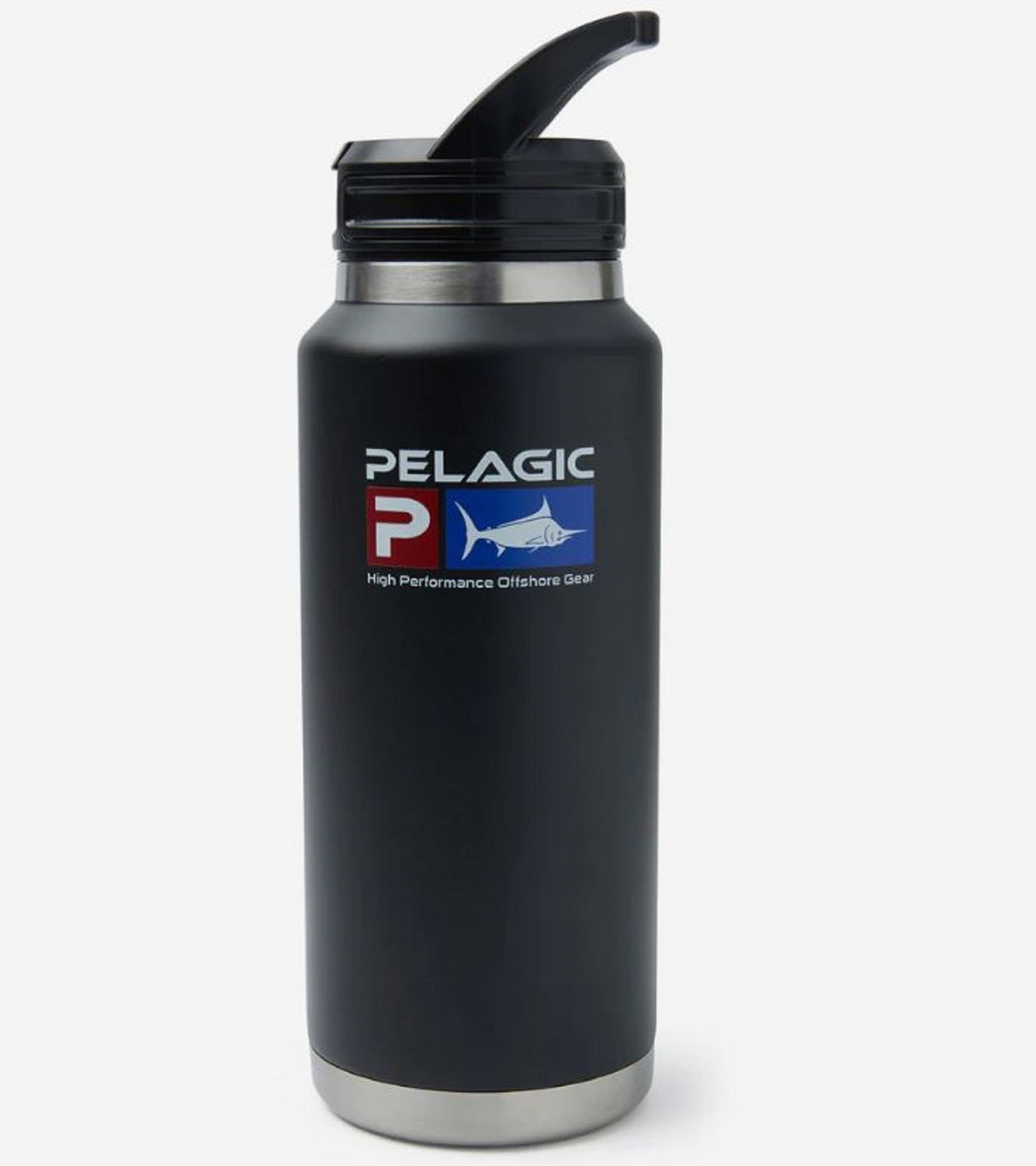Pelagic 1264 Tumbler 36oz Water Bottle Deluxe BLK (0925)