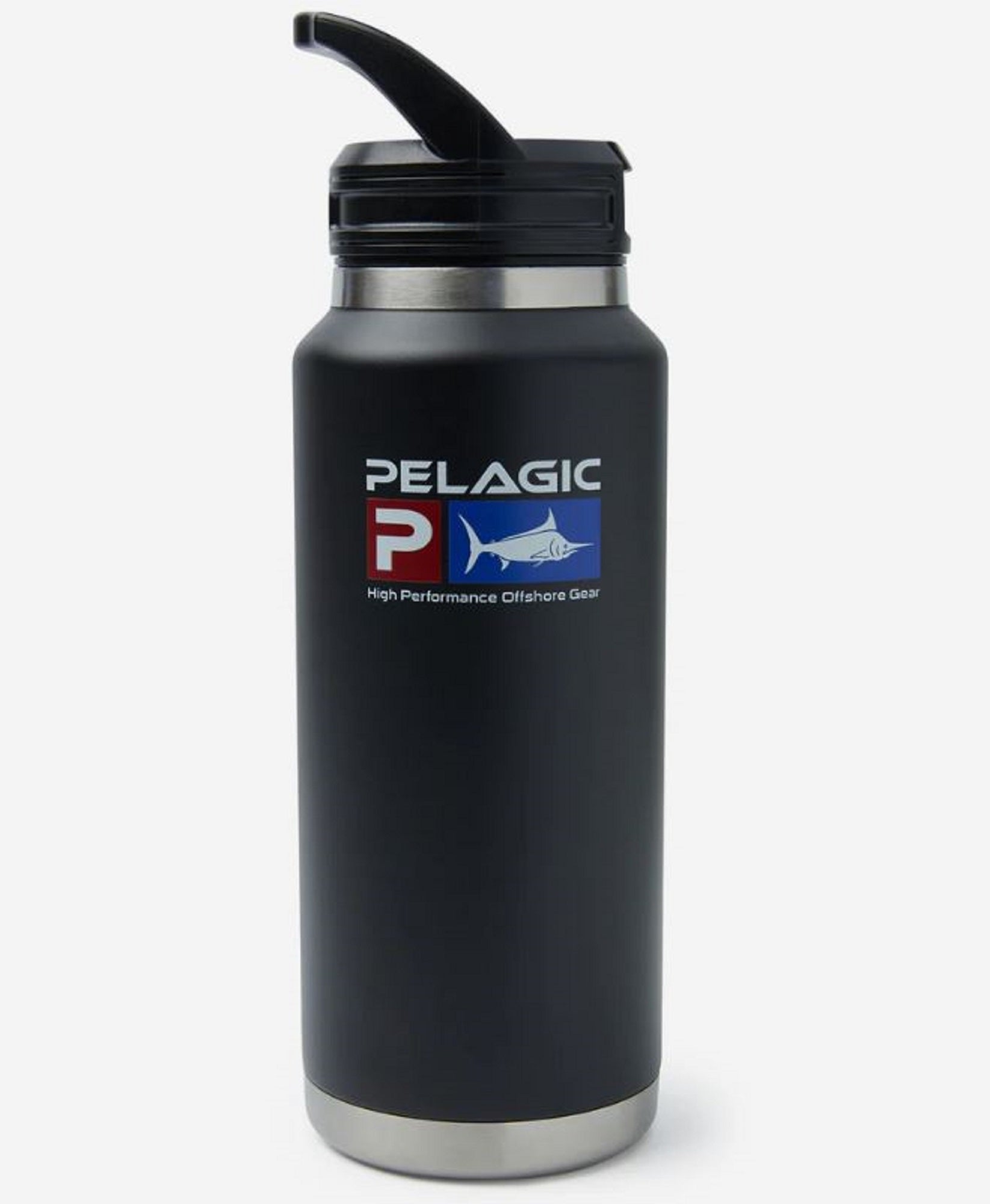 Pelagic 1264 Tumbler 36oz Water Bottle Deluxe BLK (0925)
