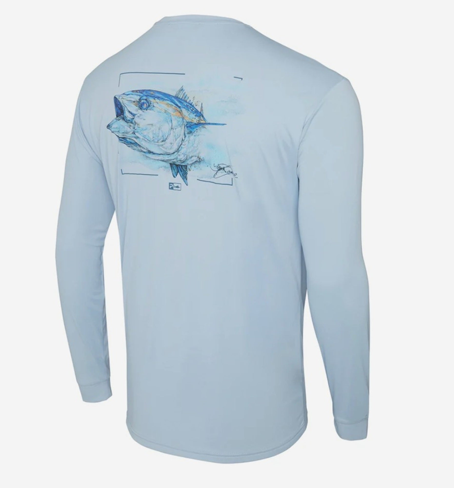 Pelagic 1015261011 Fishing Shirt Aquatek Goione Tuna LBL Size XXL (8921)