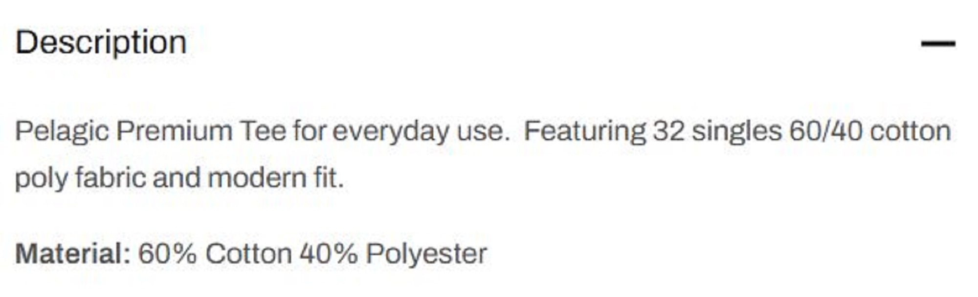 Pelagic 1171 Tee Shirt Prem Rodman Black Size S (1815)