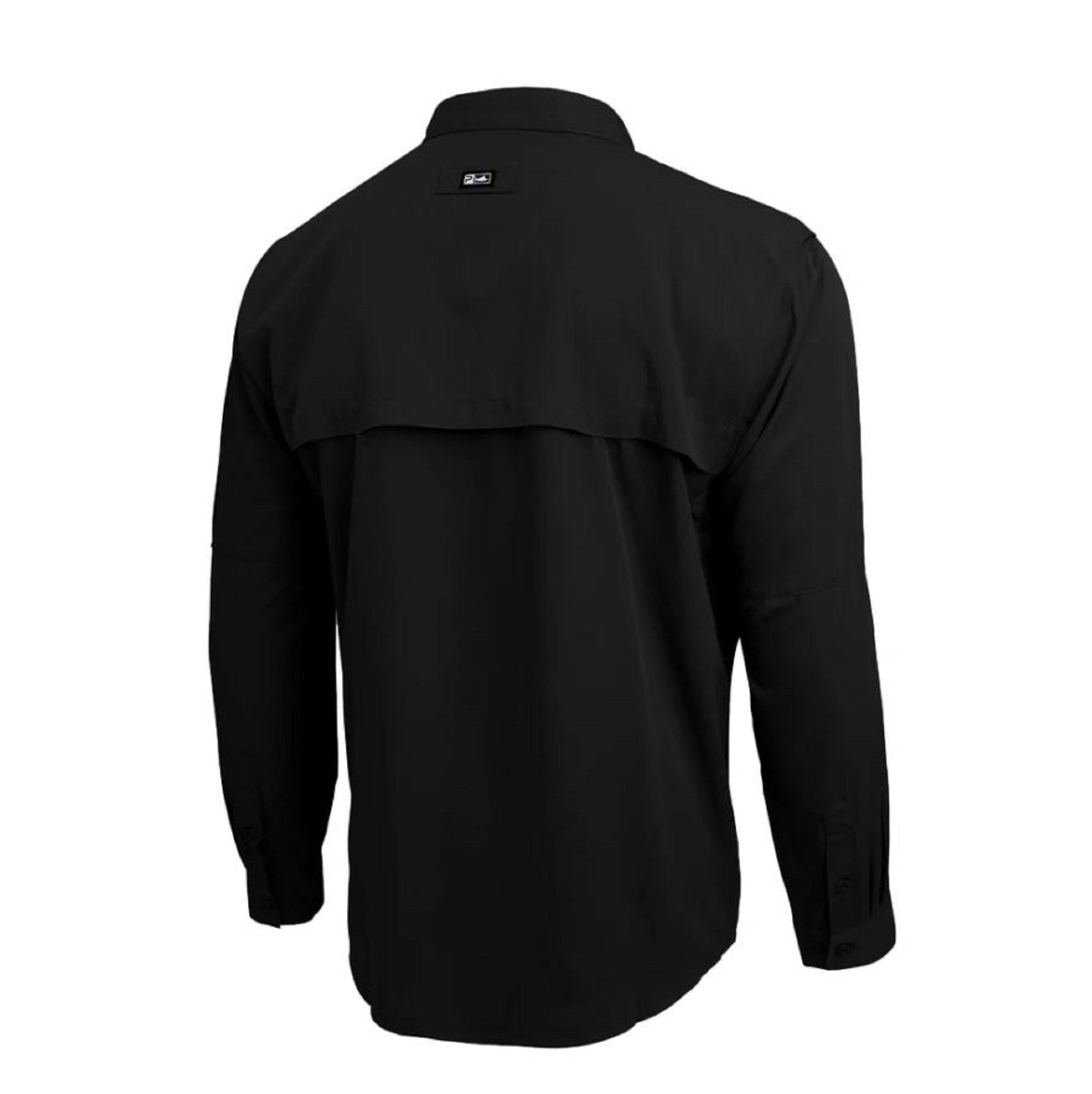 Pelagic 1017 Fishing Shirt Long Sleeve Keys LS BLK Size L (4656)