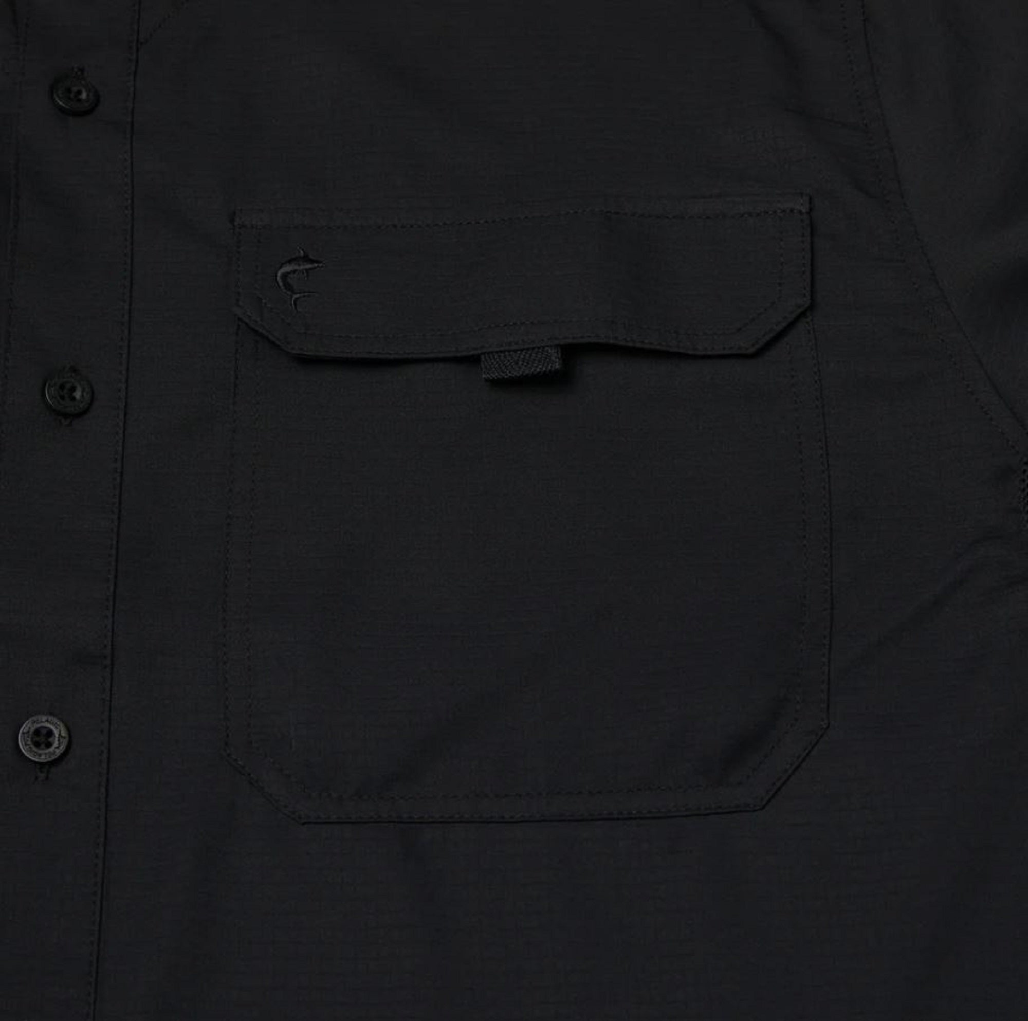 Pelagic 1017 Fishing Shirt Long Sleeve Keys LS BLK Size L (4656)