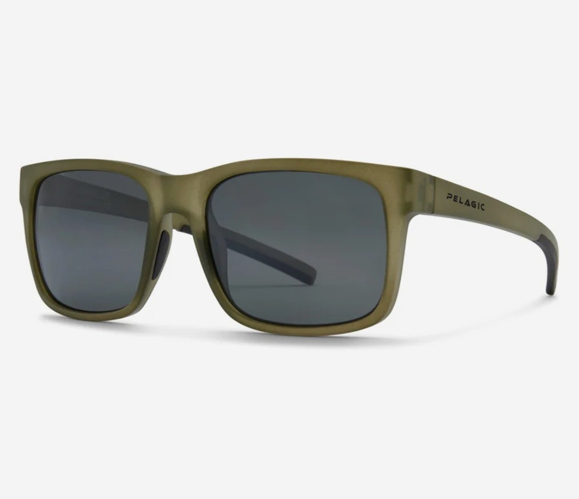 Pelagic 1501221004 Sunglasses Glass Polarized Latitude SMGY (9200)