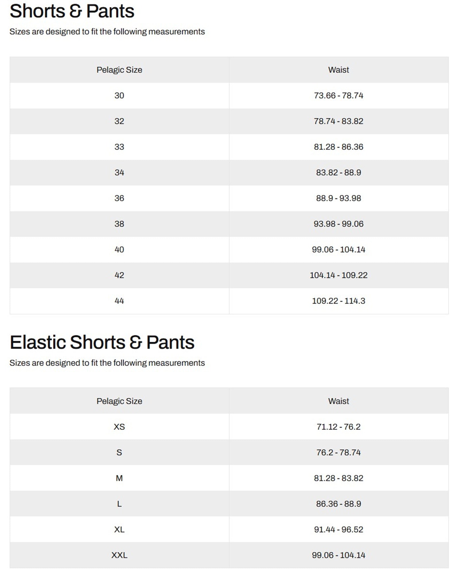 Pelagic 1044 Pants Palomar Elastic Waist Pant GRA Size S (0640)