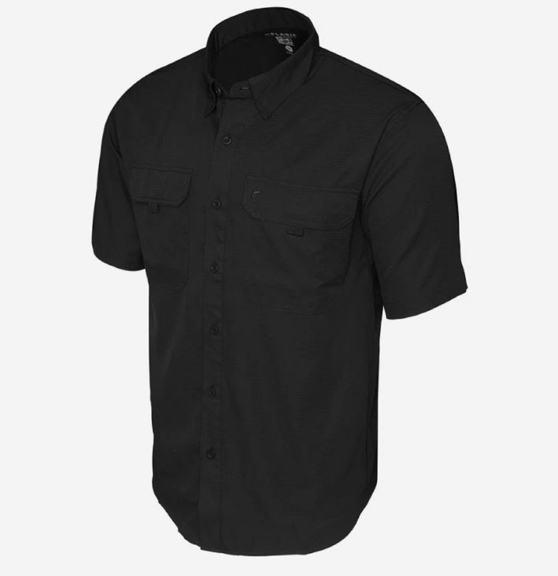 Pelagic 1016 Fishing Shirt Short Sleeve Keys SS BLK Size XL (0770)