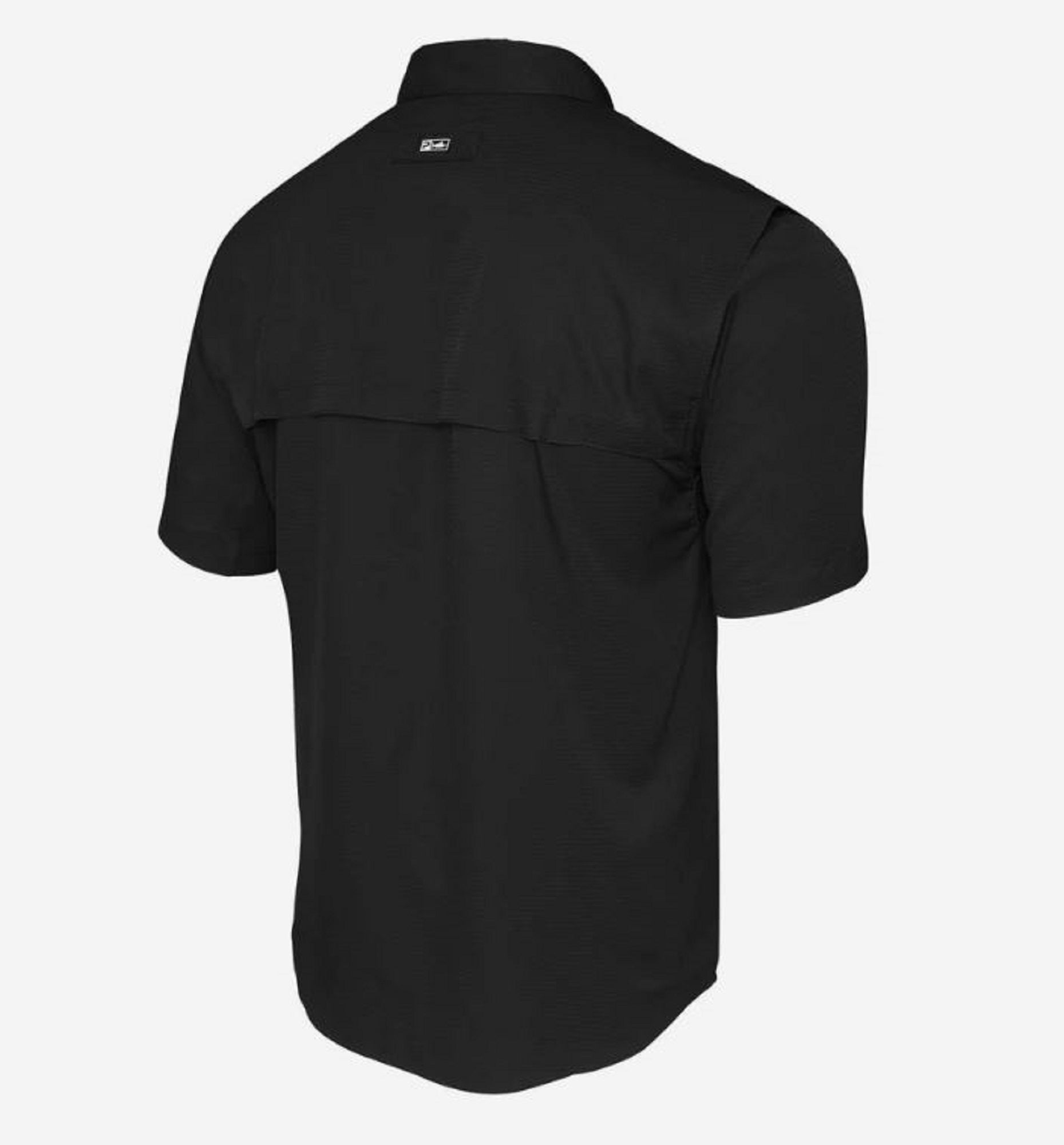 Pelagic 1016 Fishing Shirt Short Sleeve Keys SS BLK Size XL (0770)