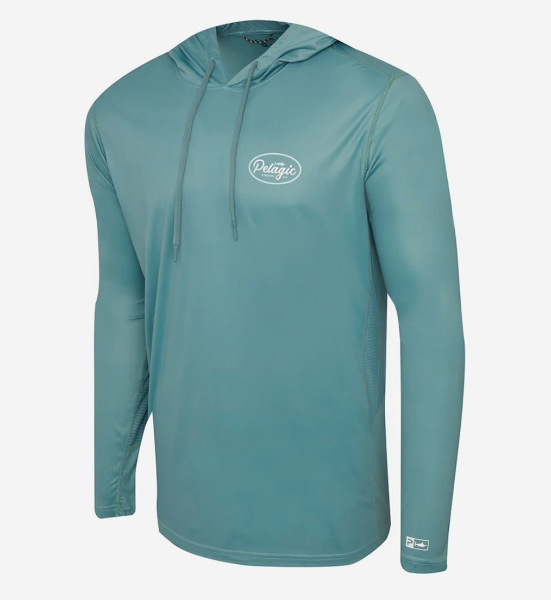 Pelagic 1015262001 Fishing Shirt VaporTek Hooded Circled NAT L (6123)