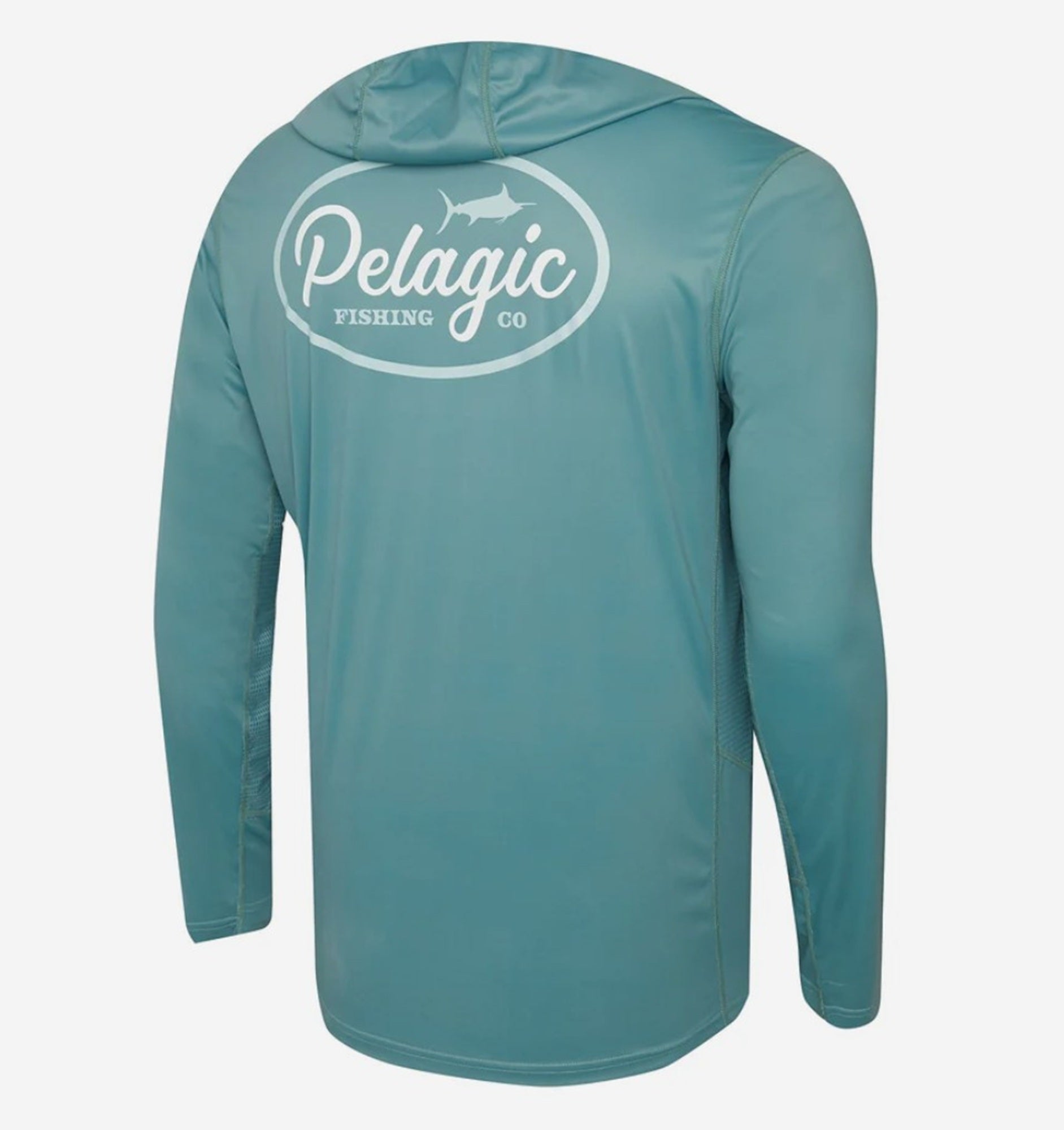 Pelagic 1015262001 Fishing Shirt VaporTek Hooded Circled NAT L (6123)