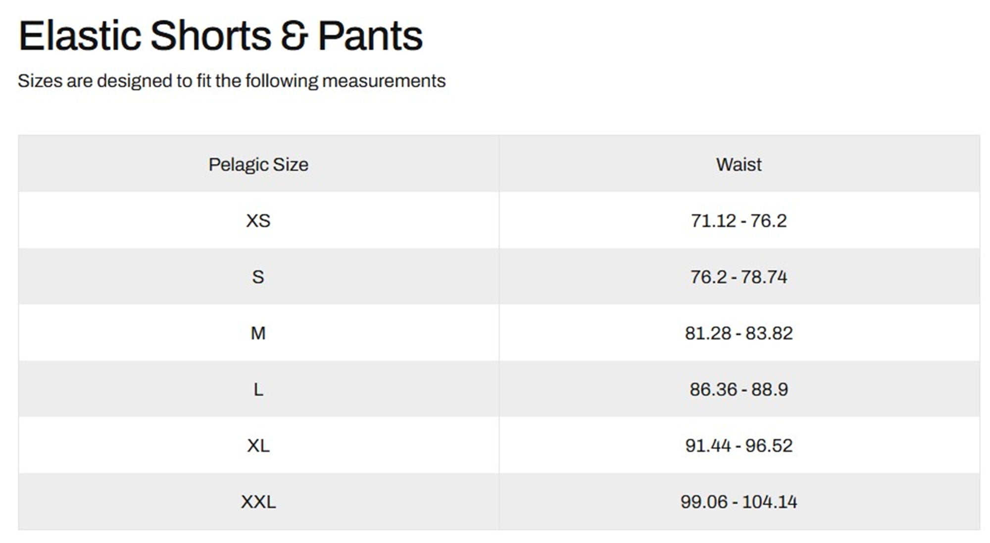 Pelagic 1044251000 Pants Palomar Elastic Waist Pant DKH Size XXL (7076)
