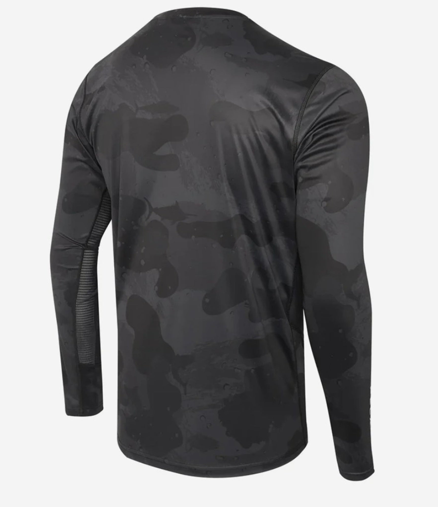 Pelagic 1015261013 Fishing Shirt VaporTek Brush Camo Allover BLK XL (7236)