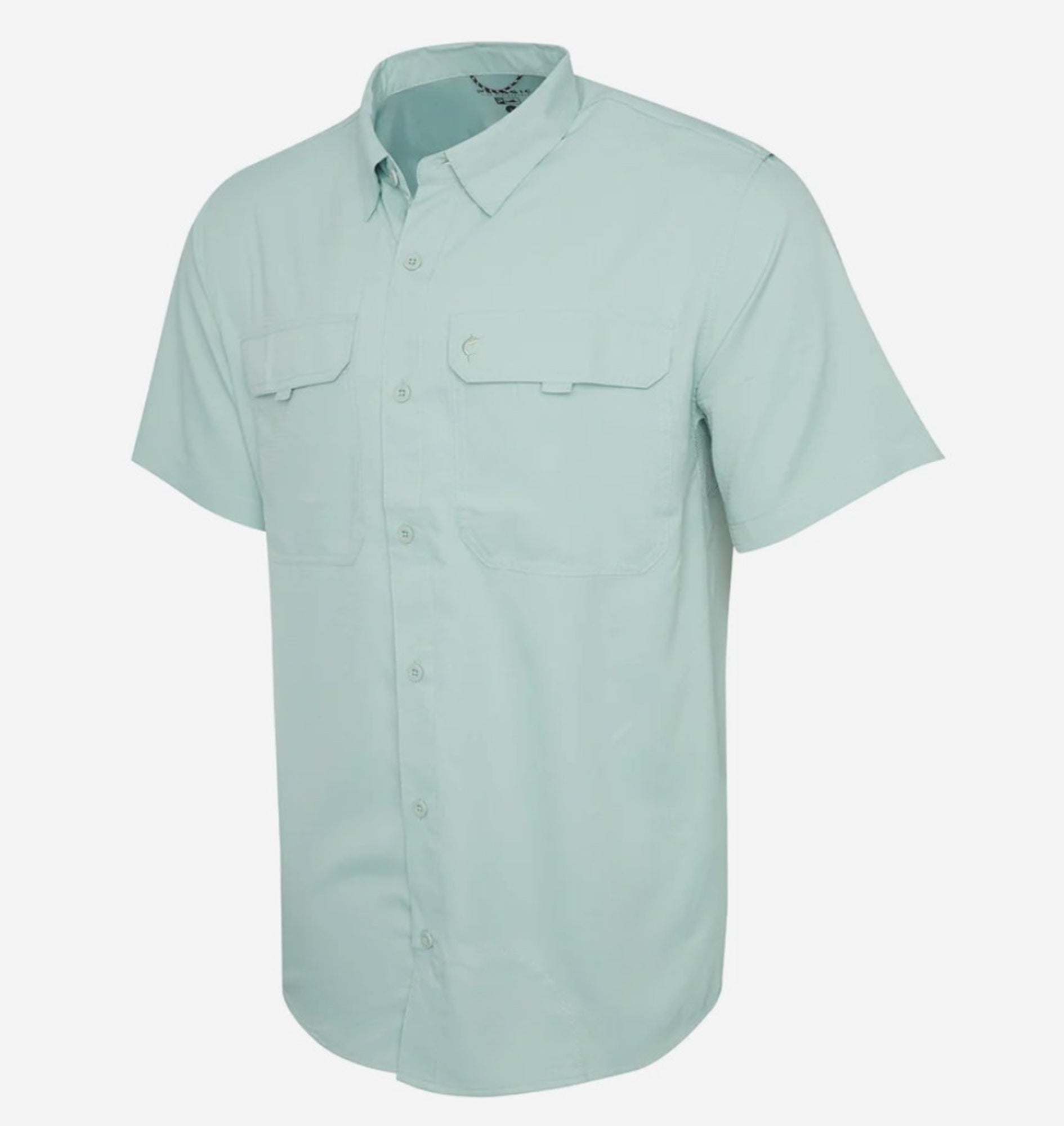 Pelagic 1016261006 Fishing Shirt Short Sleeve Keys SAG Size L (7564)