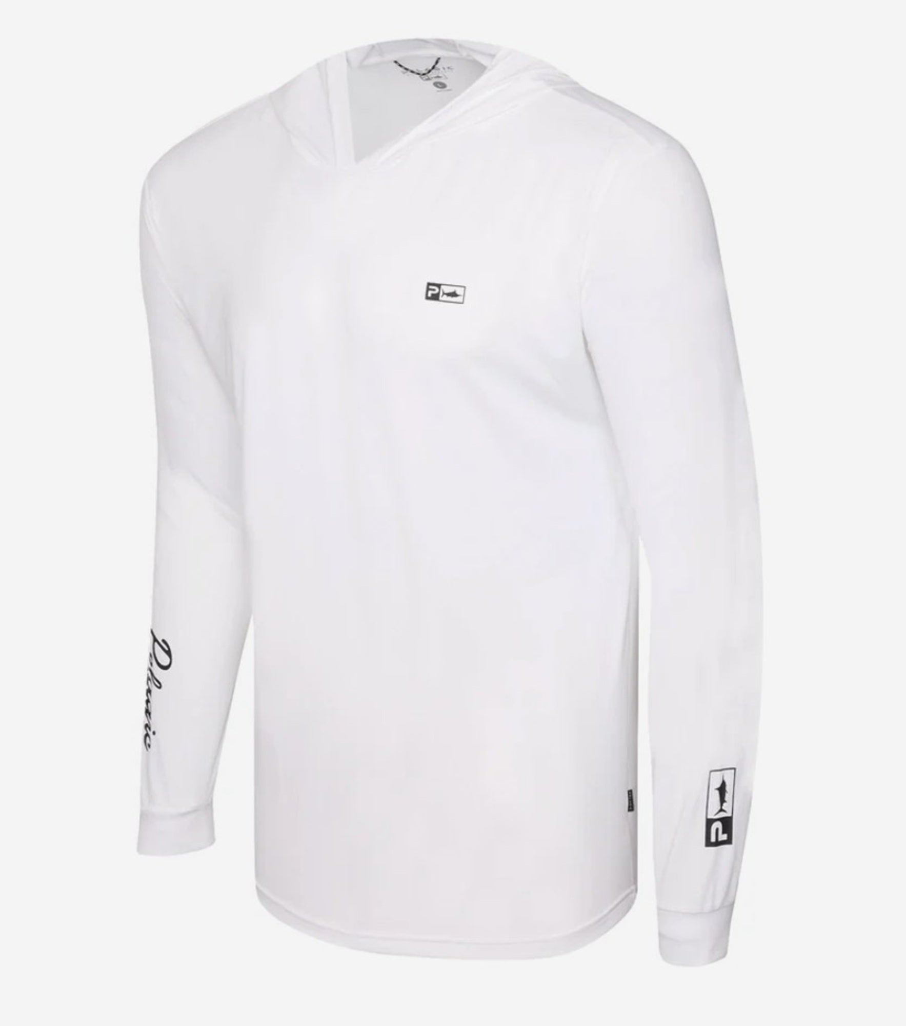 Pelagic 1015263001 Fishing Shirt L/S Aquatek Hood Yellowtail WHT XXL (9988)
