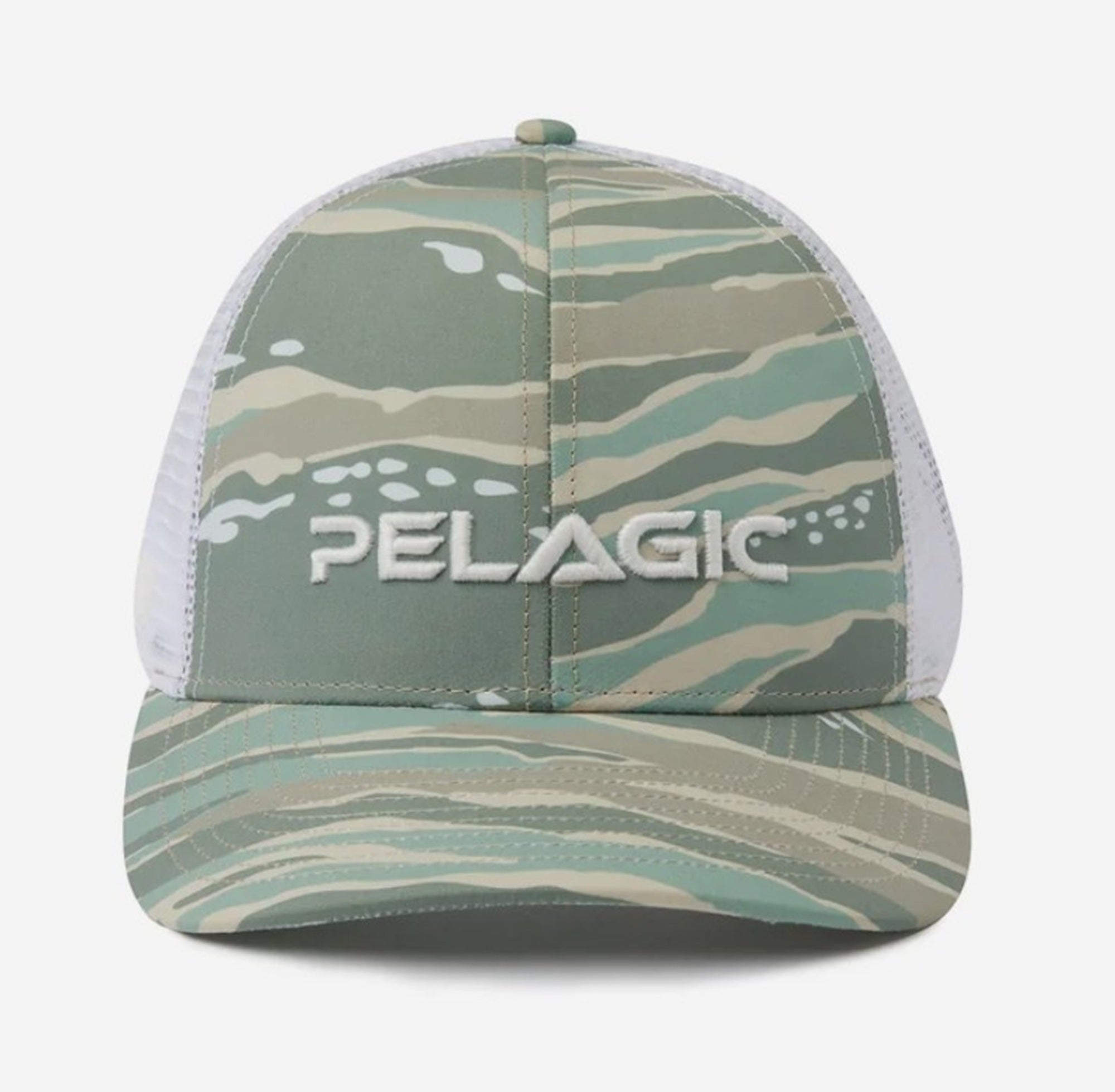 Pelagic 1202263005 Cap Trucker Flybridge Wahoo Camo MAN Size Free (1622)
