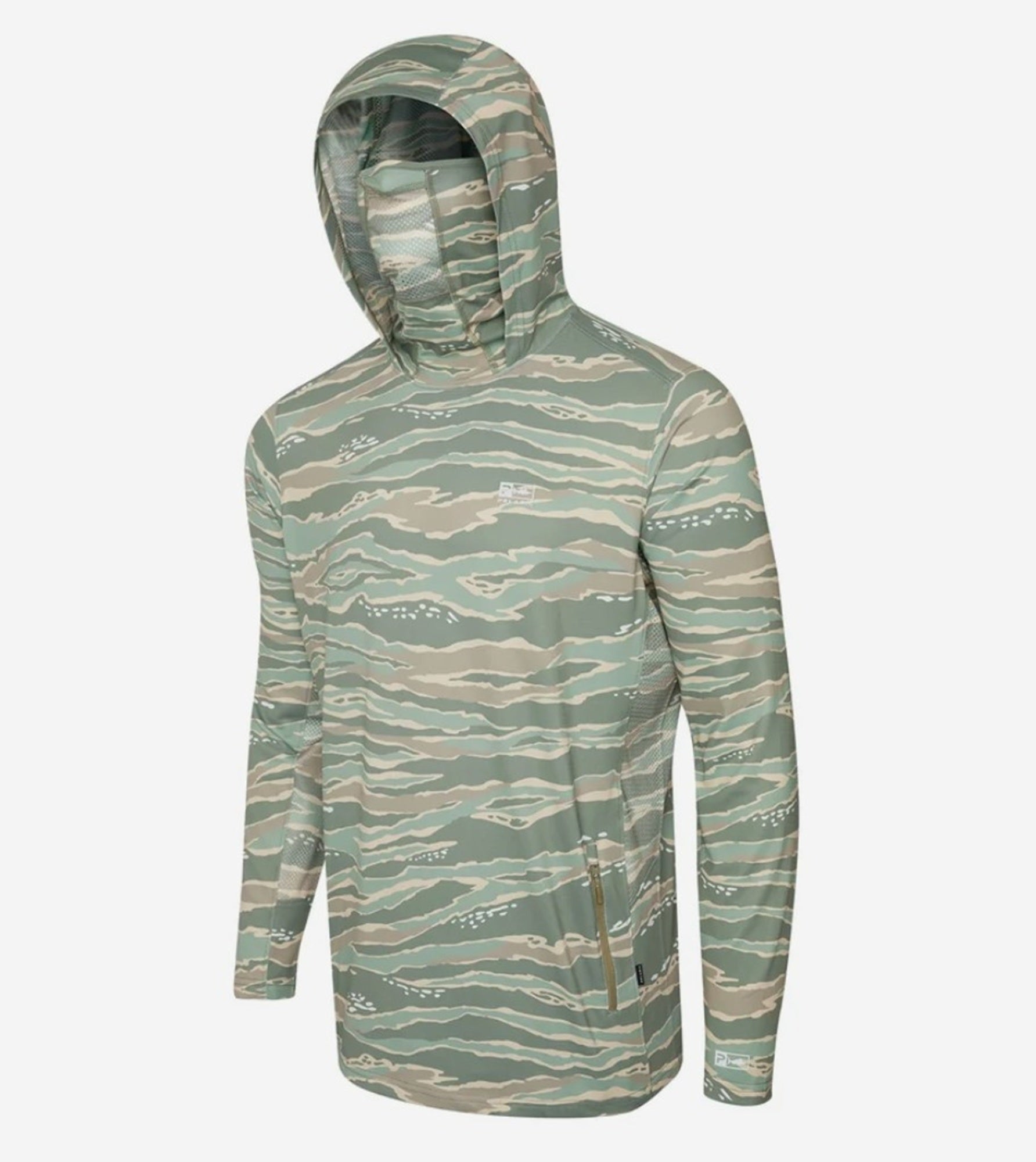 Pelagic 1015262004 Fishing Shirt Hooded ExoTech Wahoo Camo MAN M (2360)