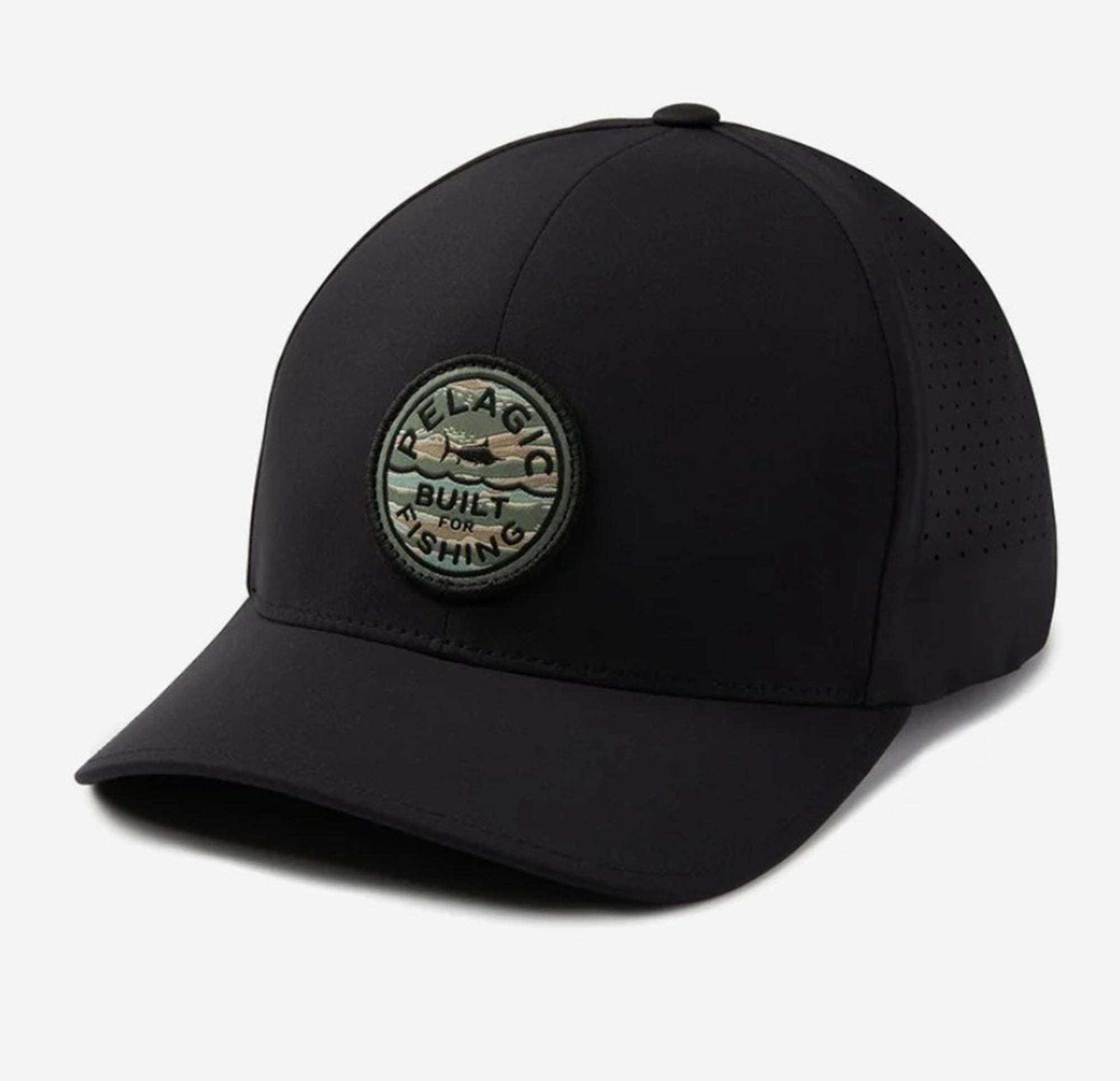 Pelagic 1201263000 Cap Alpha Flexfit Built BLK Size L/XL (7105)