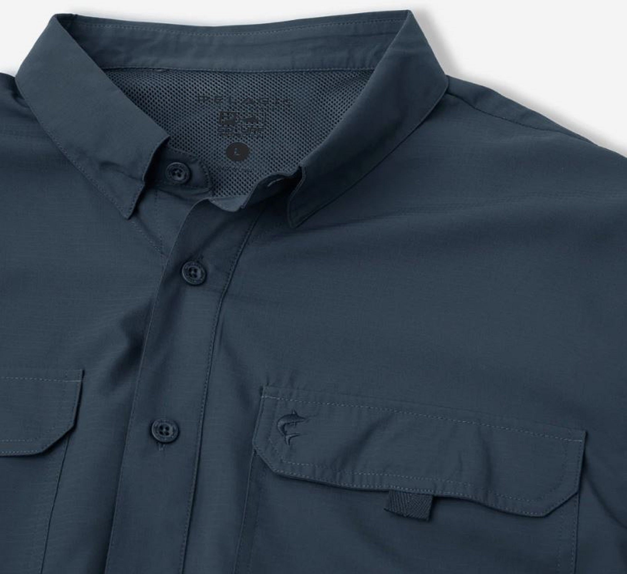 Pelagic 1016 Fishing Shirt Short Sleeve Keys SS DNY Size M (7457)