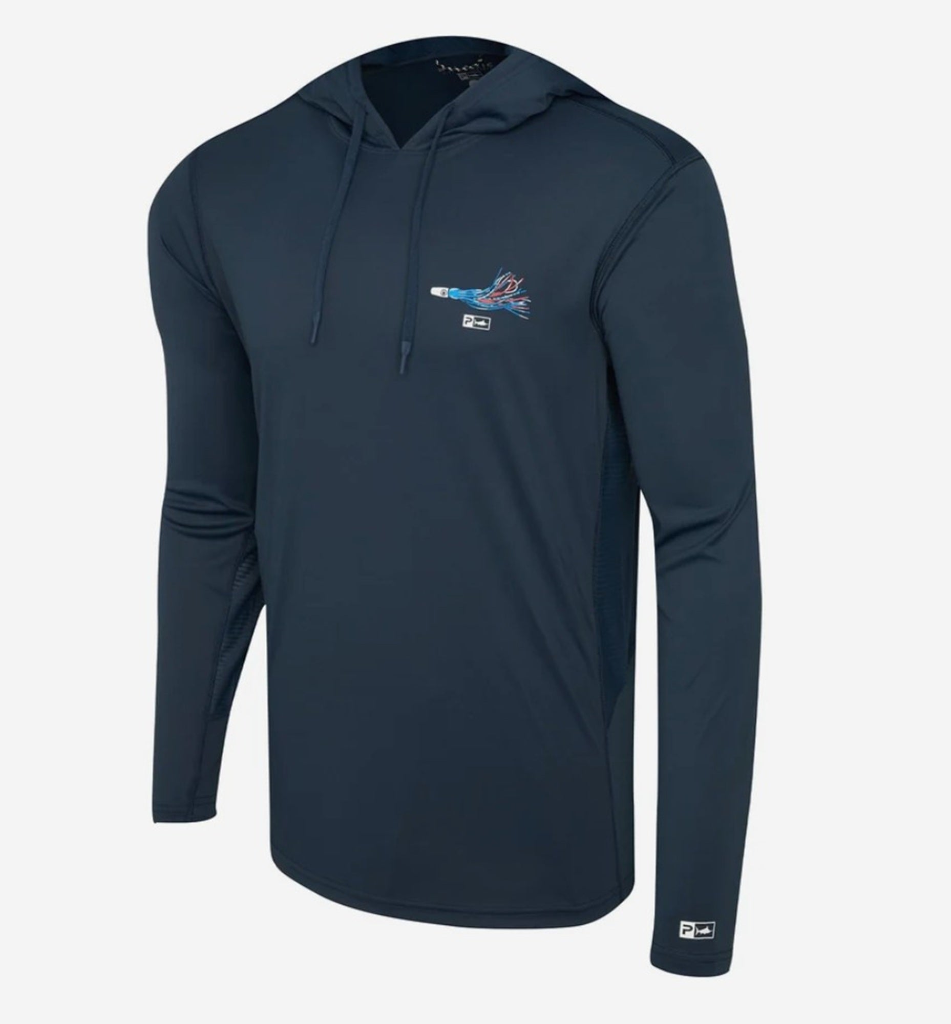 Pelagic 1015262008 Fishing Shirt L/S Vaportek Hood Corner DNY M (9260)