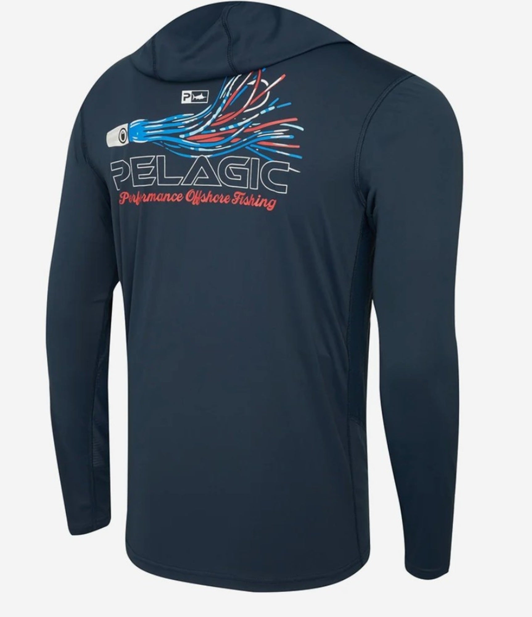Pelagic 1015262008 Fishing Shirt L/S Vaportek Hood Corner DNY M (9260)