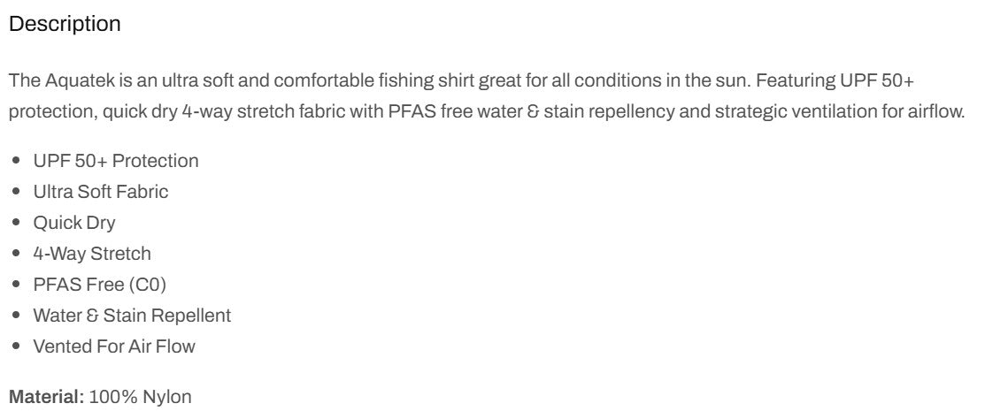 Pelagic 1015262003 Fishing Shirt Hooded Aquatek Dockline DNY Size L (9390)