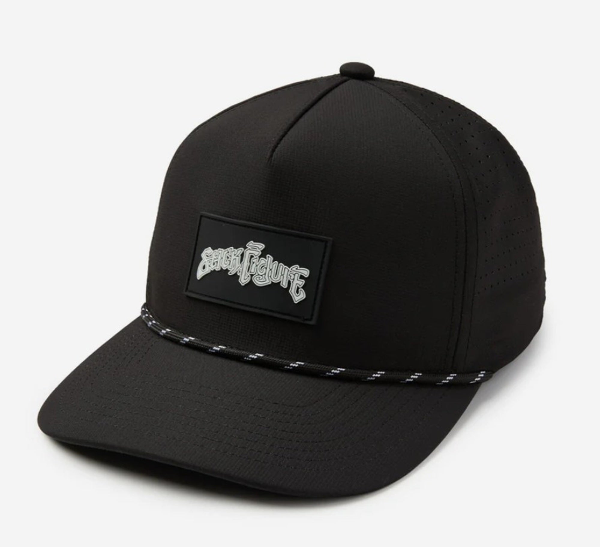 Pelagic 1202262005 Cap Upswell SF Centered BLK (3496)
