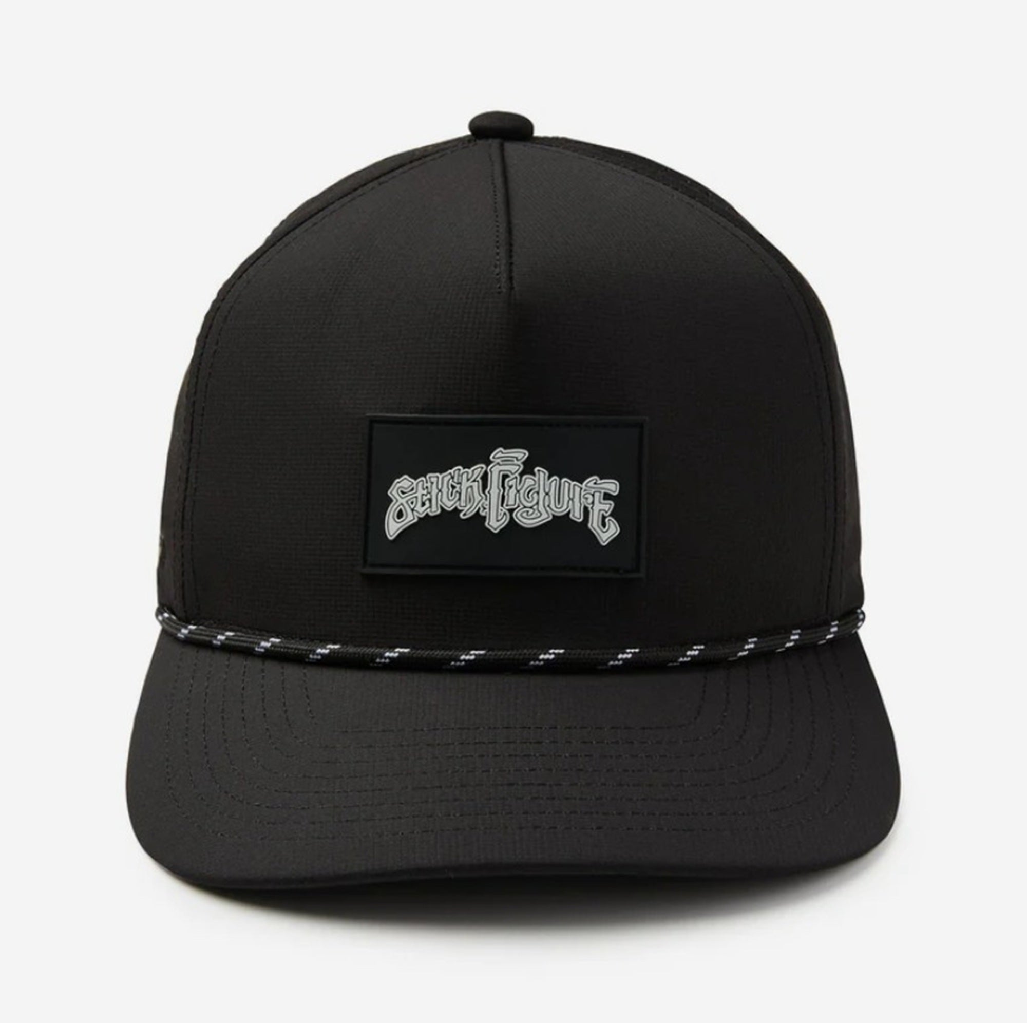 Pelagic 1202262005 Cap Upswell SF Centered BLK (3496)