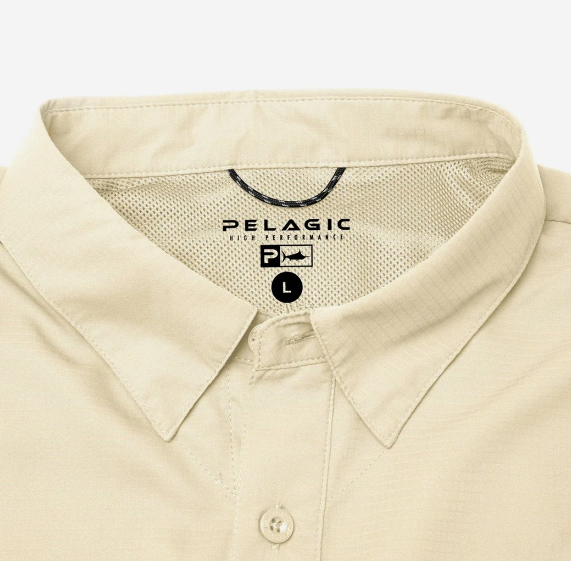 Pelagic 1016261006 Fishing Shirt Short Sleeve Keys SND Size S (4552)