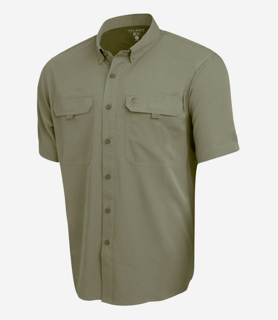 Pelagic 1016261006 Fishing Shirt Short Sleeve Keys DOL Size S (9052)