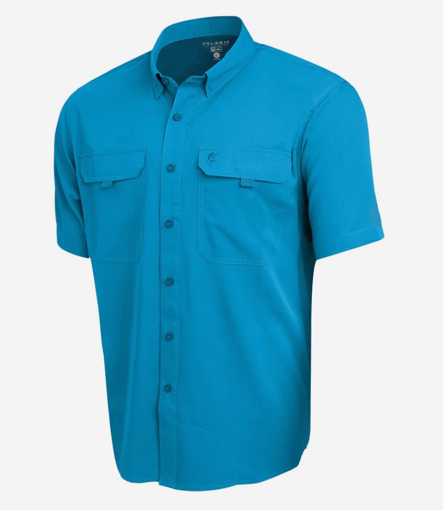 Pelagic 1016261006 Fishing Shirt Short Sleeve Keys PAC Size S (9113)