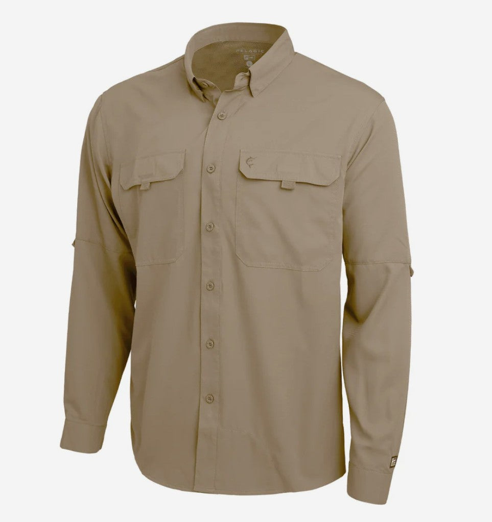 Pelagic 1017253004 Fishing Shirt Long Sleeve Keys DKH Size XL (9380)