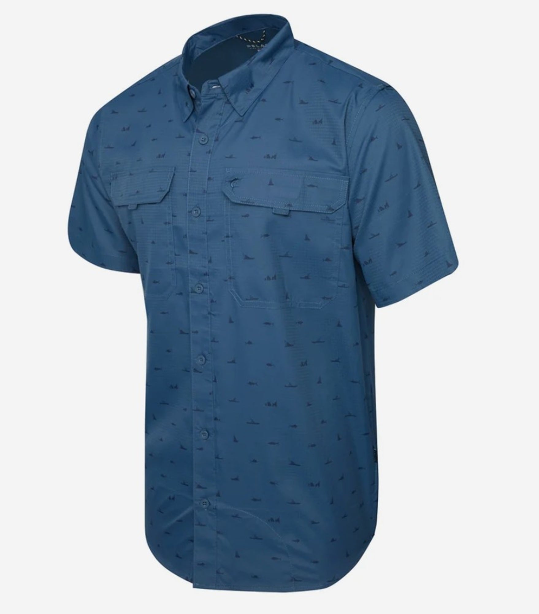 Pelagic 1016262001 Fishing Shirt Short Sleeve Keys SS ABY Size XXL (9632)