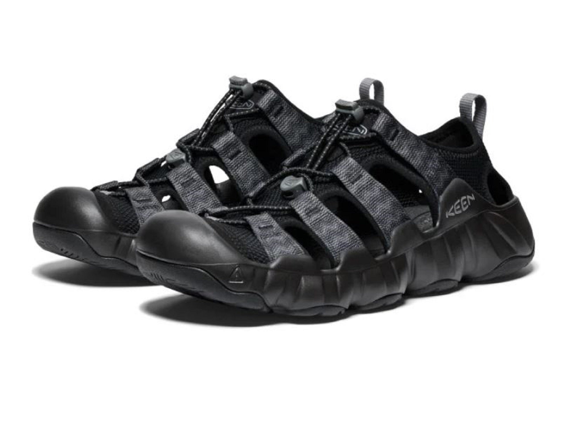 Keen 1028652-9 Sandals Shoes Mens Hyper Port H2 Black/Steel Size 9 (3994)