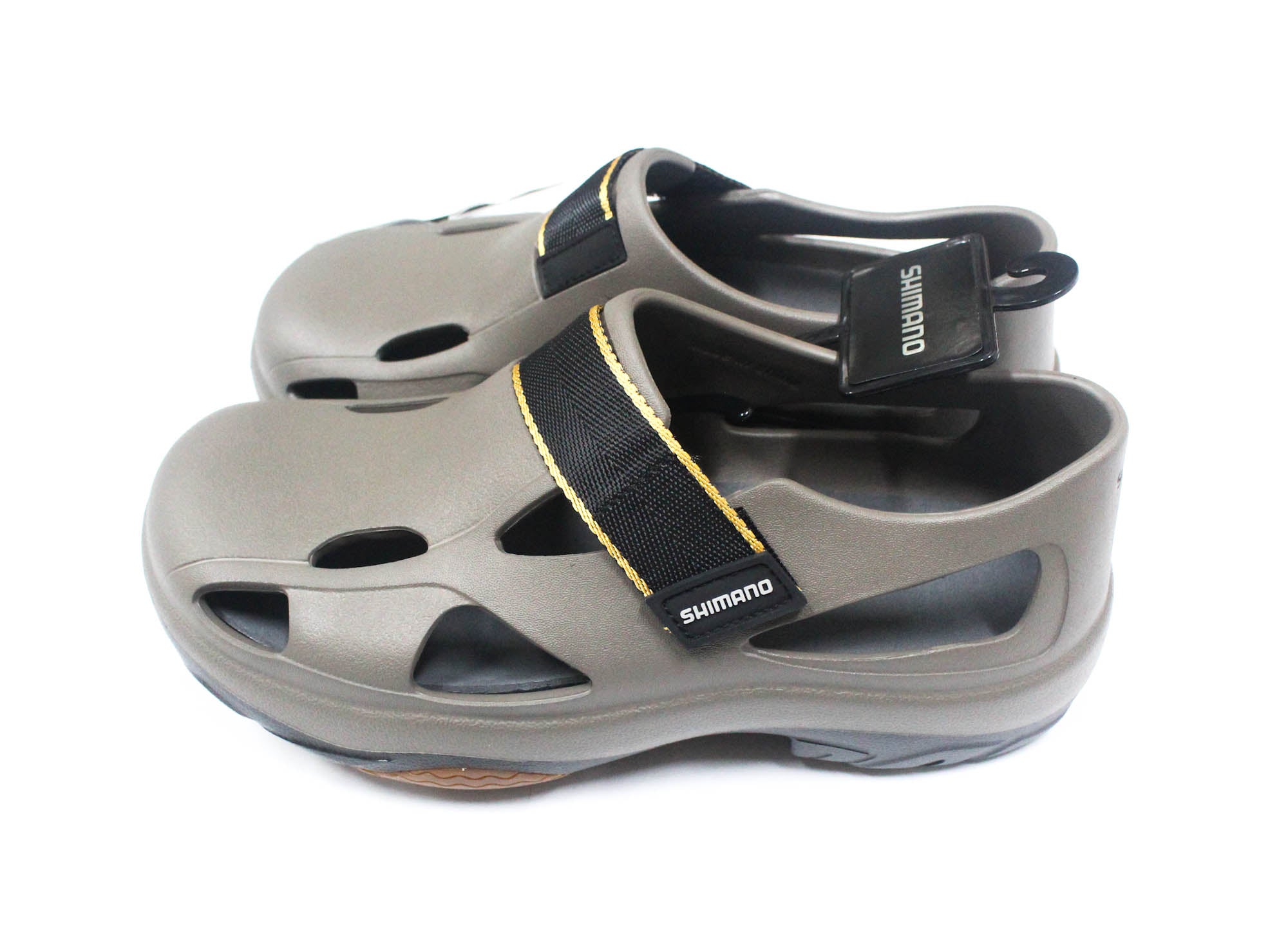 Shimano Evair Fishing Shoes FS-168 Khaki Blk Size EU 42 , US M8/W10 (1684)