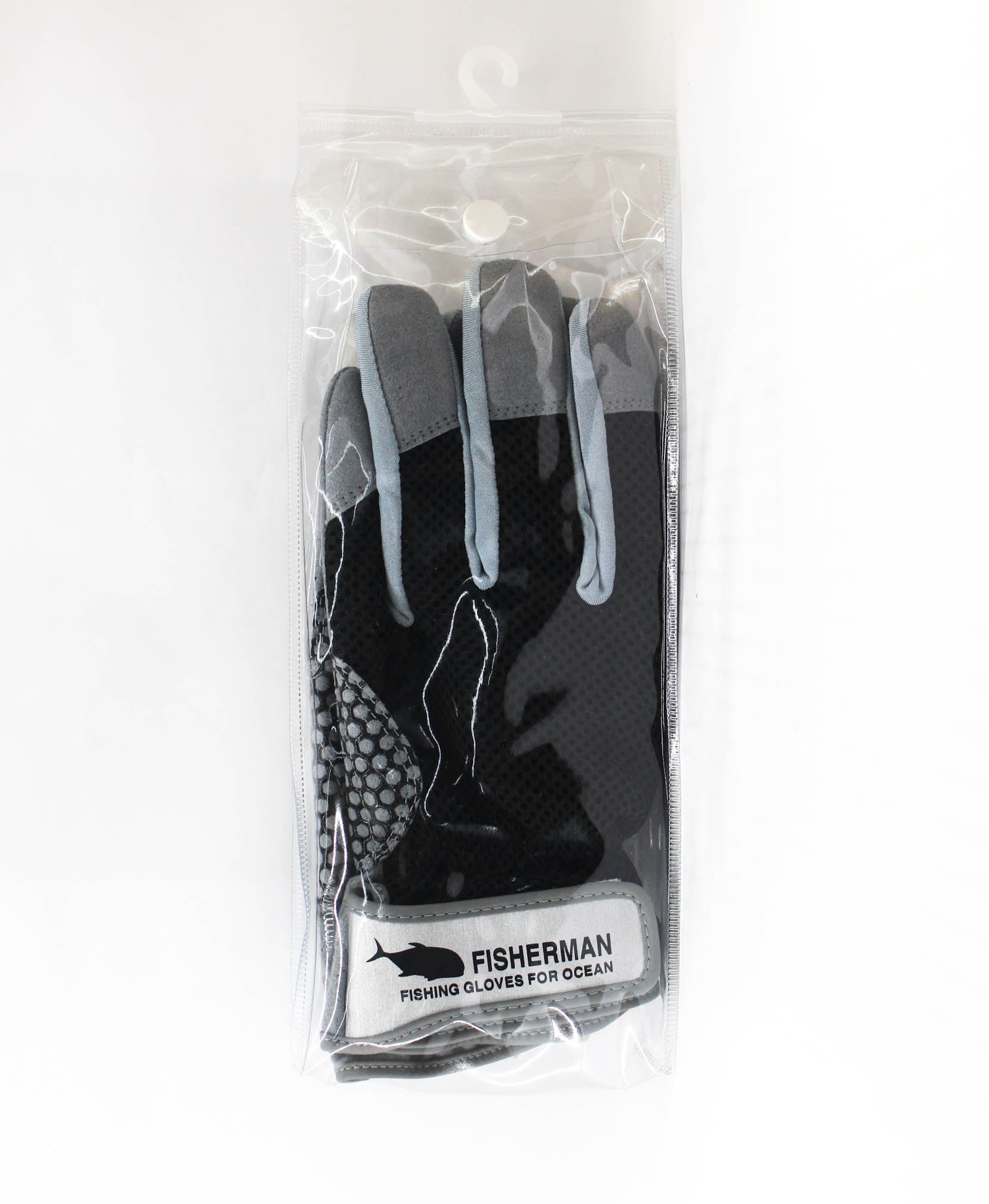 Fisherman Gloves High Grip Black L (0328)