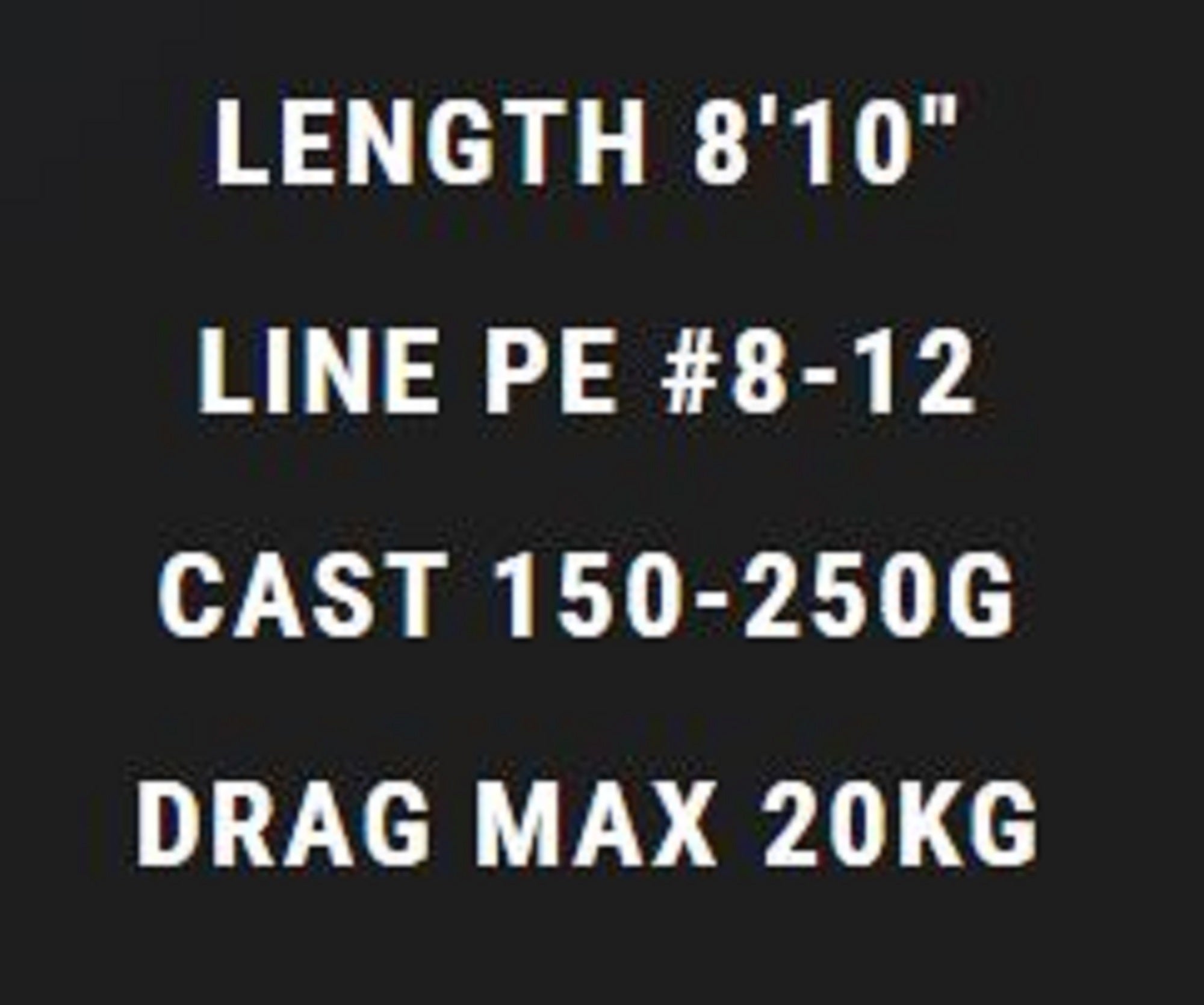 MC Works Rod Spinning EX7108HF STD P.E 8-12 150-250 grams (1529)