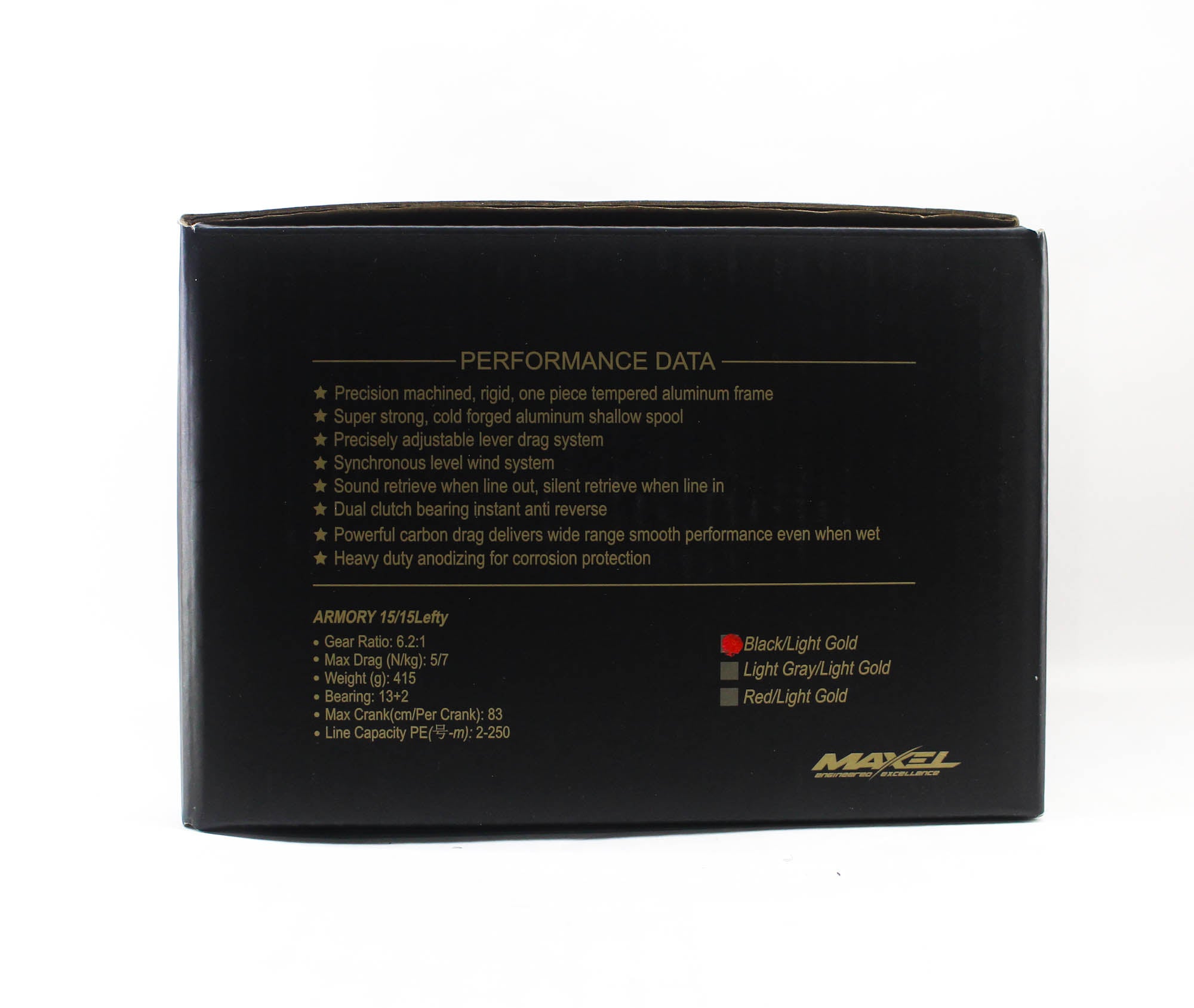 Maxel Reel Baitcast Armory 15L BK/L.GD (0000)